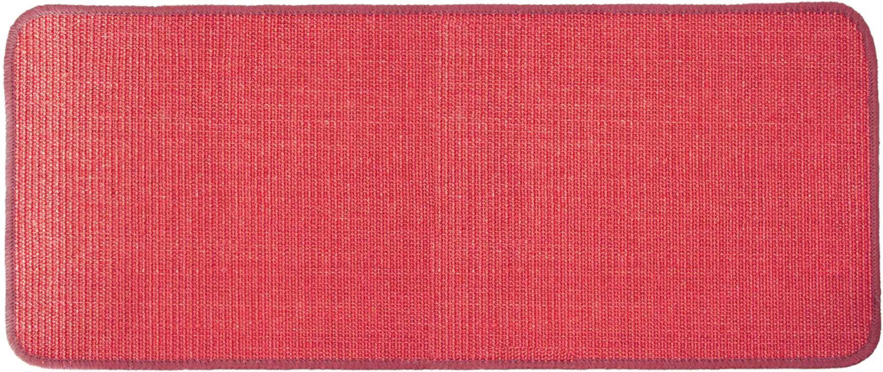 Küchenläufer SISAL, Primaflor-Ideen in Textil, Obermaterial: Sisal, rot 100% rutschhemmend, Küche 6 Höhe: rechteckig, mm