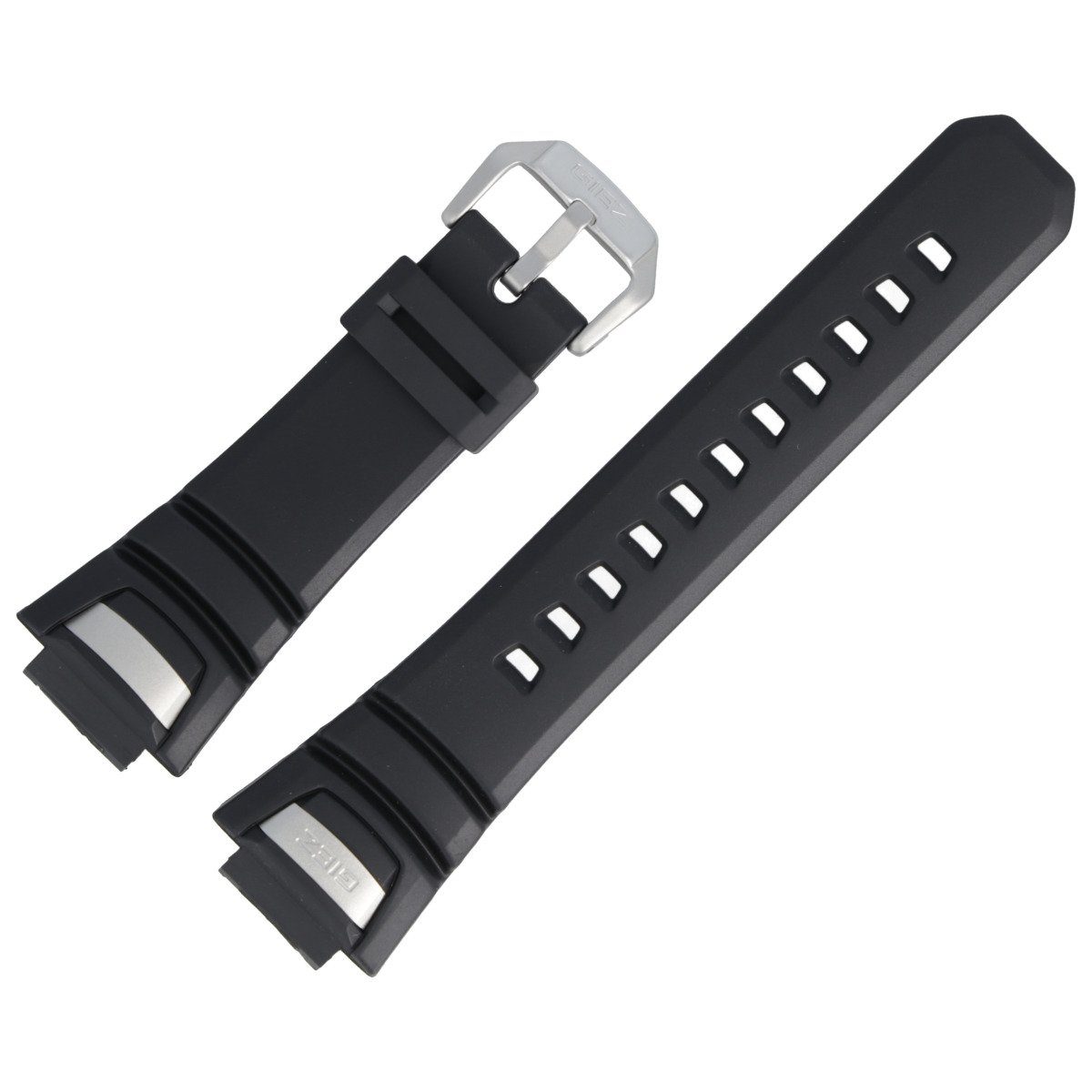 CASIO Uhrenarmband 16mm Kunststoff Schwarz GS-1100