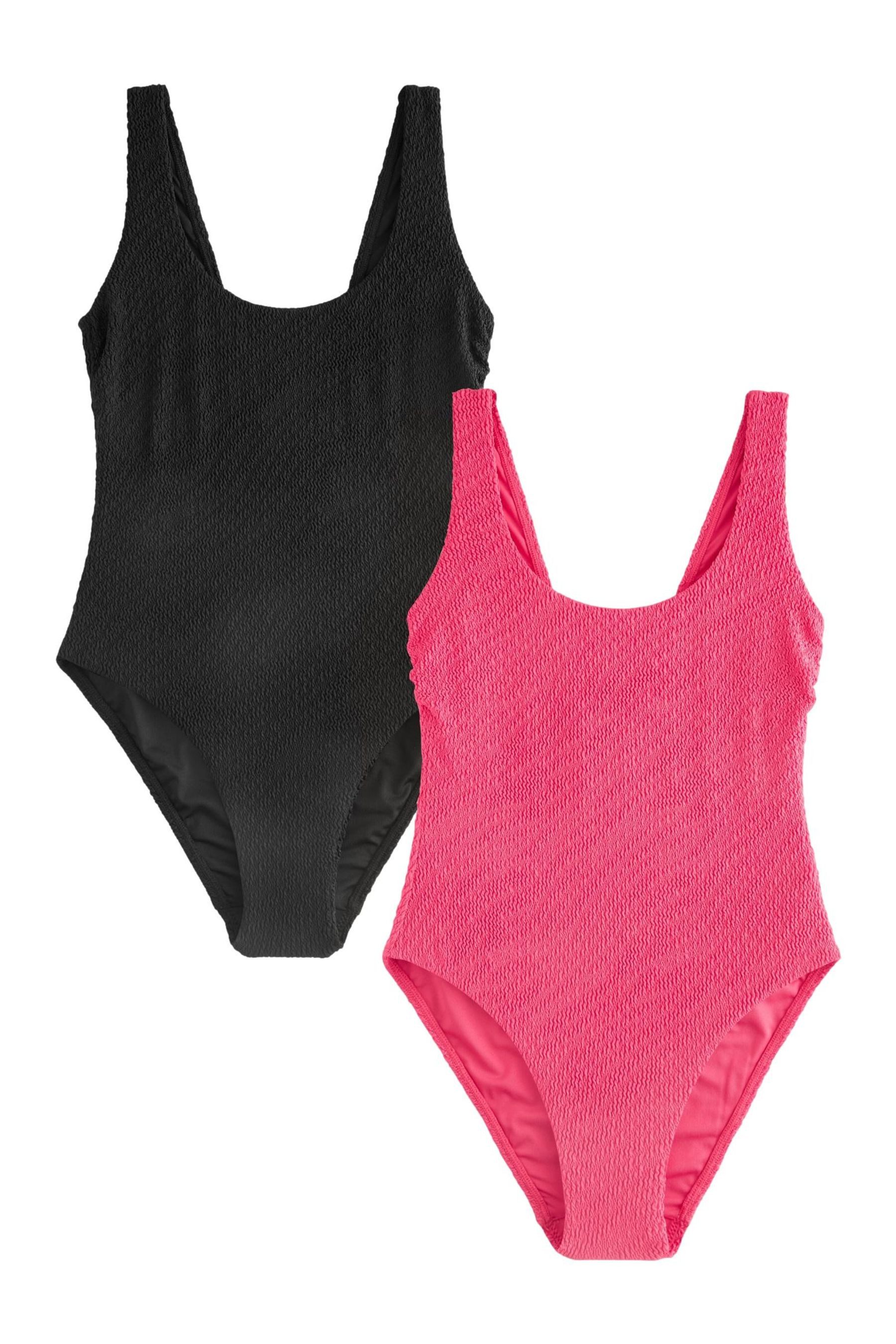 Next Badeanzug Figurformende Badeanzüge mit U-Ausschnitt 2er-Pack (2-St) günstig online kaufen