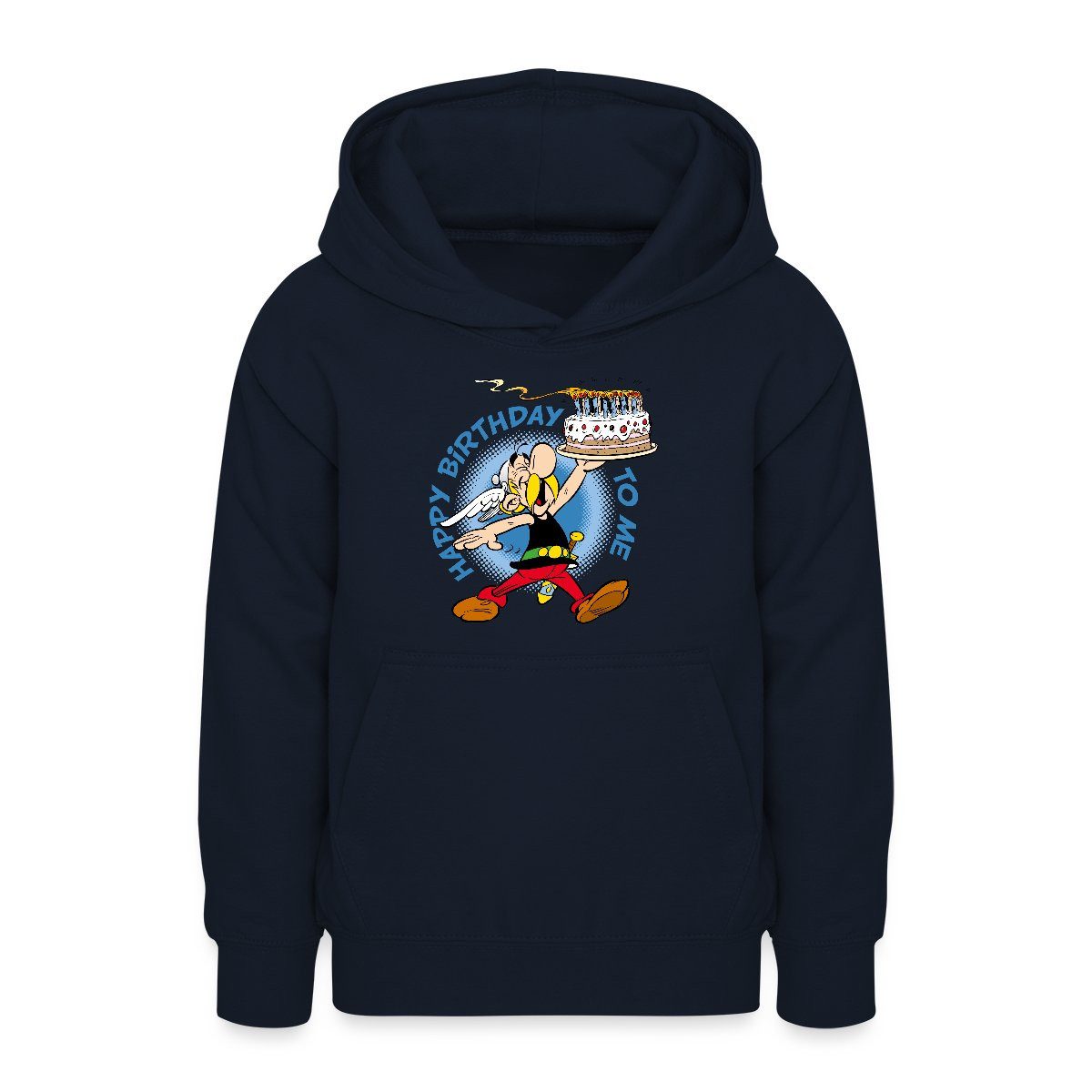 Spreadshirt Hoodie Asterix & Obelix Asterix Alles Gute Zum Geburtstag Teenager Hoodie (1-tlg)