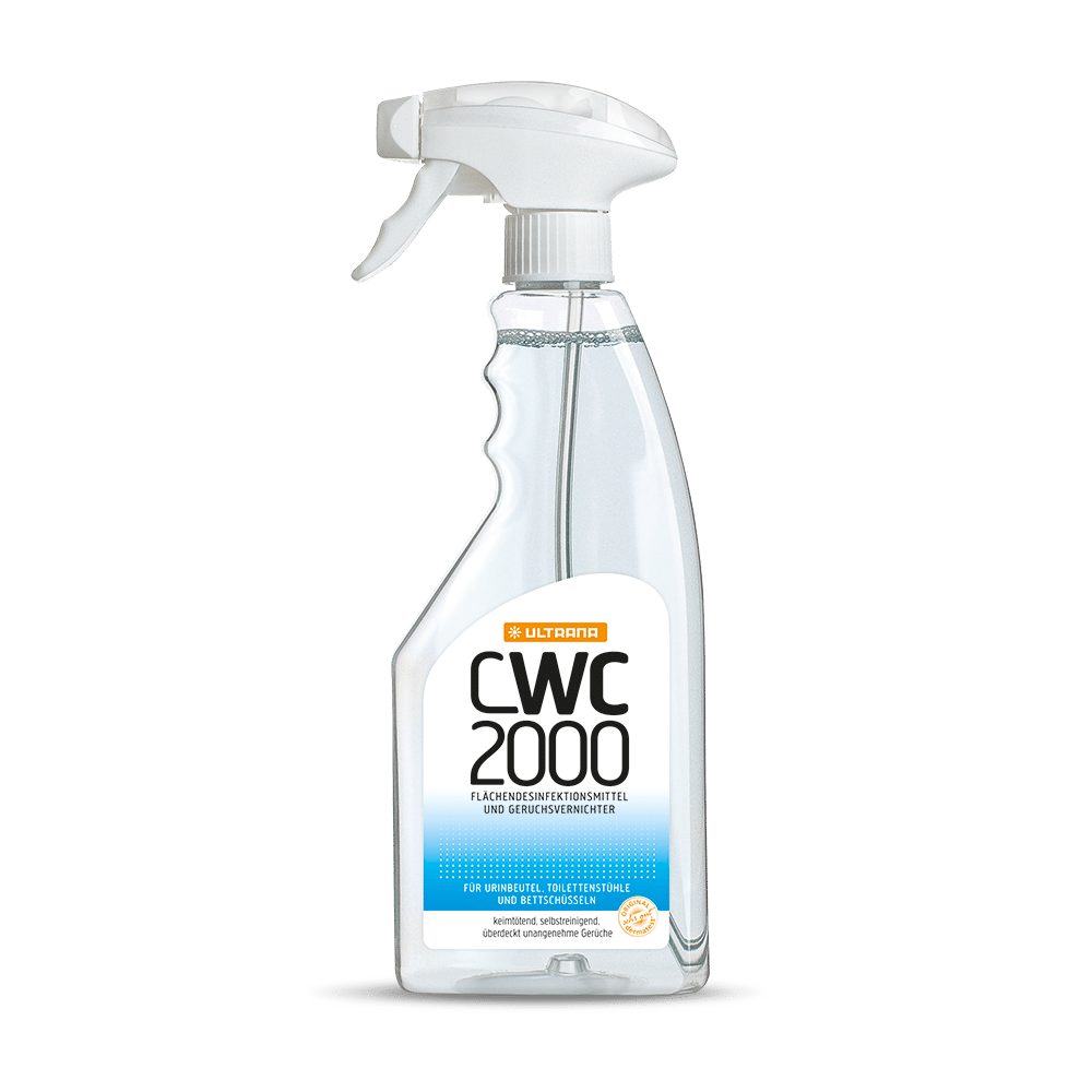 ULTRANA CWC2000, Flächendesinfektionsmittel und Geruchsvernichter Oberflächen-Desinfektionsmittel | Desinfektionsmittel