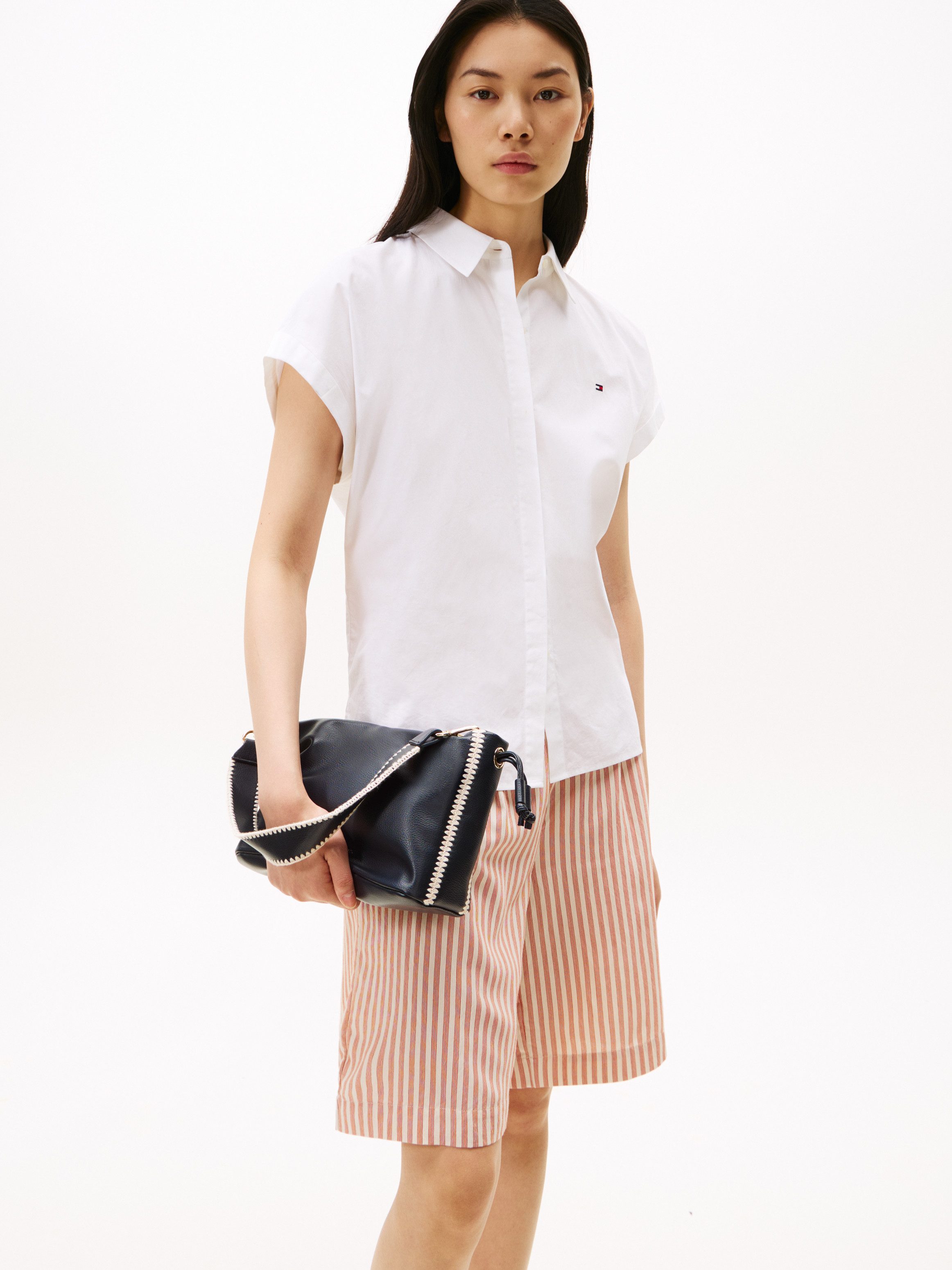 Tommy Hilfiger Schultertasche TH SOFT SUMMER MINI BUCKET, Damen Umhängetasche, Minibag, Clutch mit abnehmbarem Umhängeriemen