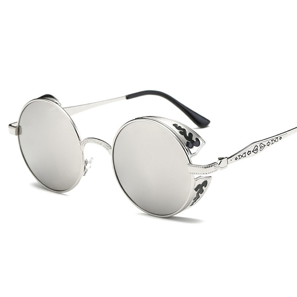 PACIEA Sonnenbrille Damen Herren Rundrahmen UV Schutz Polarisiert Mode