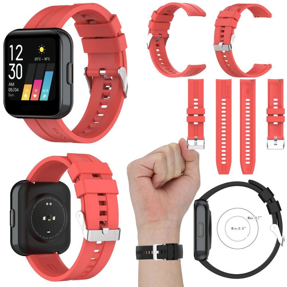 Wigento Für Huawei Watch GT 20mm Diana Fitness Watch Uhr Kunststoff Silikon  Ersatz Armband Rot Neu Fitnessuhr online kaufen | OTTO