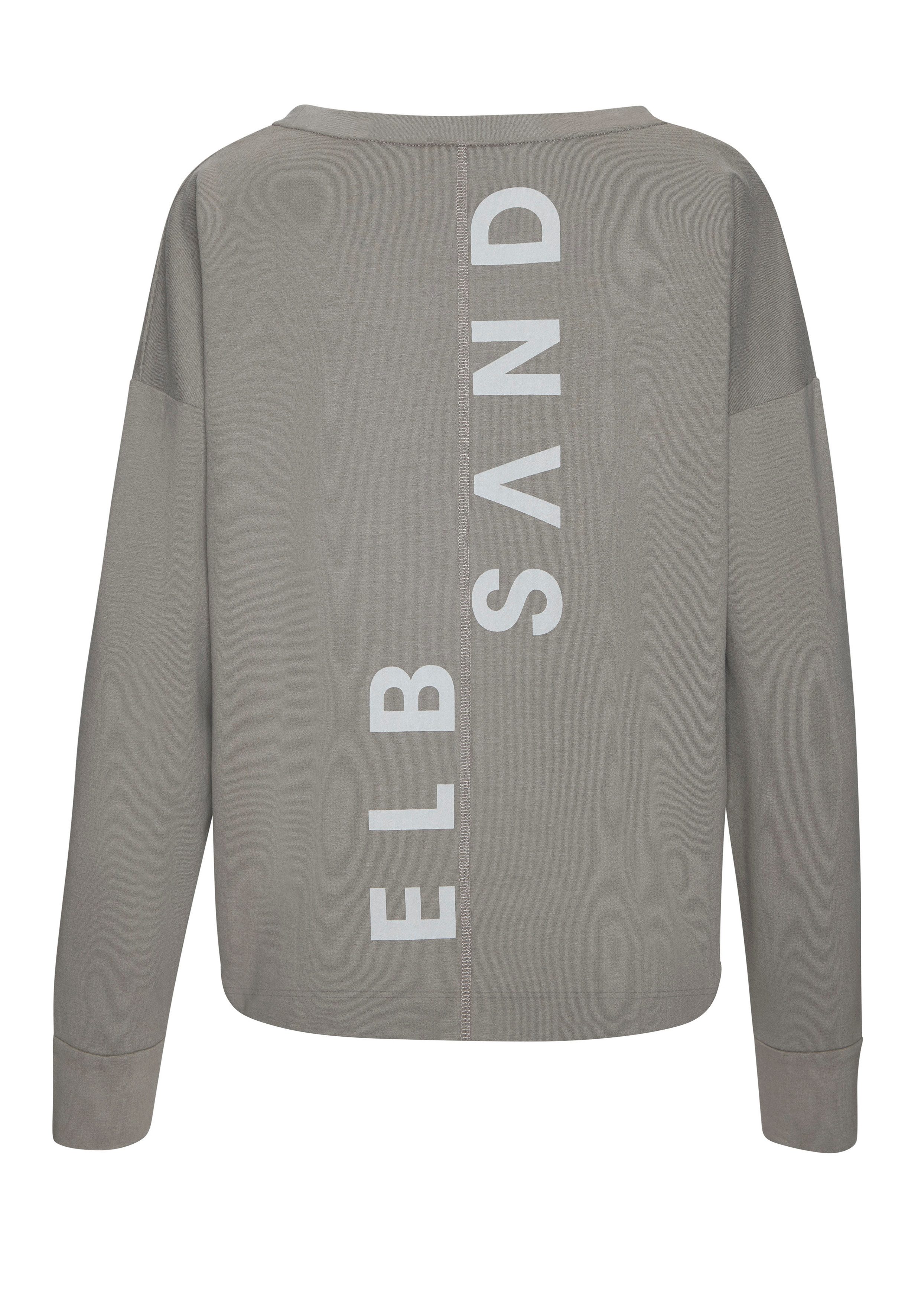 Elbsand Sweatshirt Raina mit Logoprint am Rücken, sportlich-casual. Reduzierter Preis € 49,99. Unverbindliche Preisempfehlung € 59,99