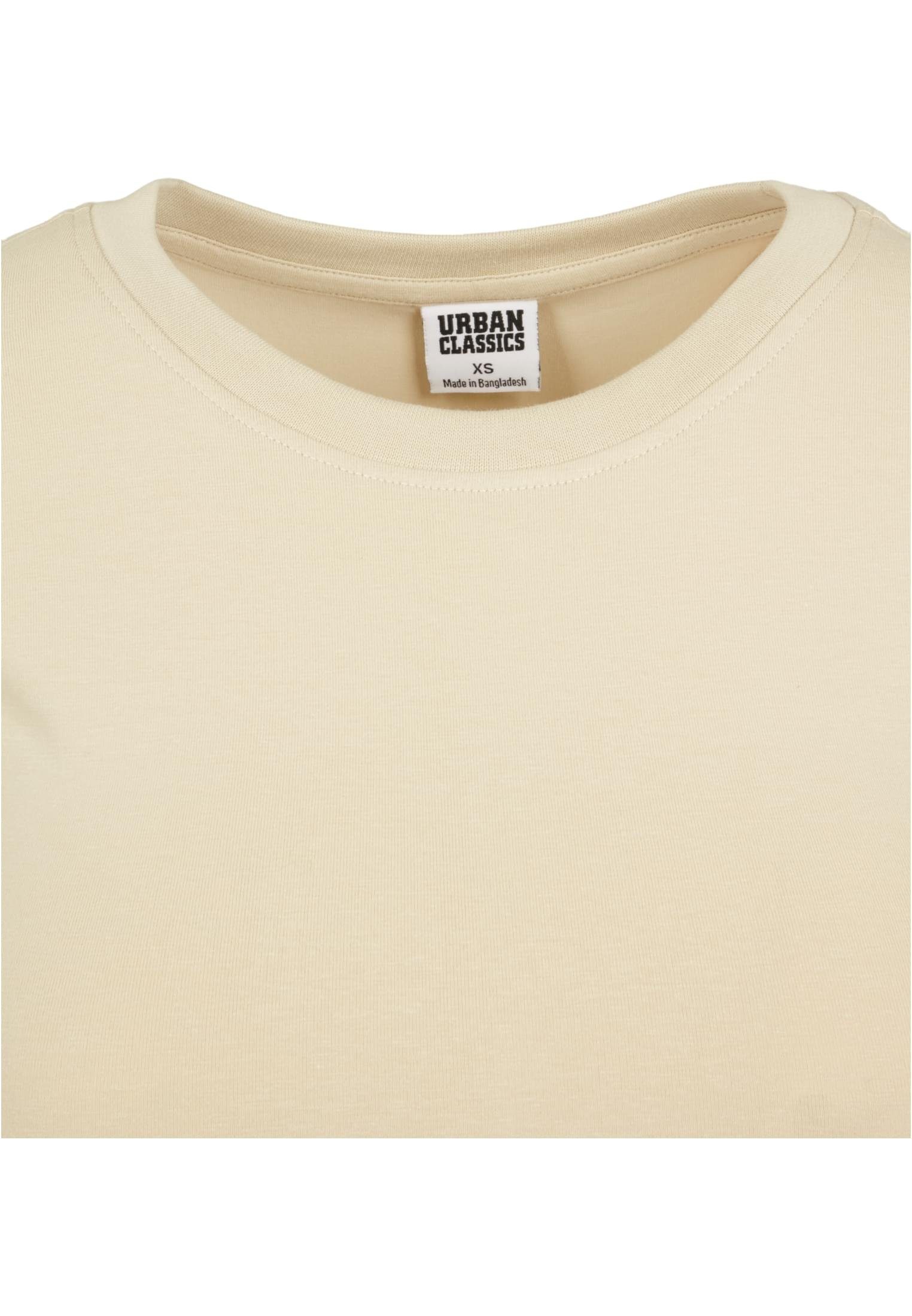 URBAN CLASSICS T-Shirt Damen Ladies Jersey (1-tlg) Tee concrete Cropped Stretch