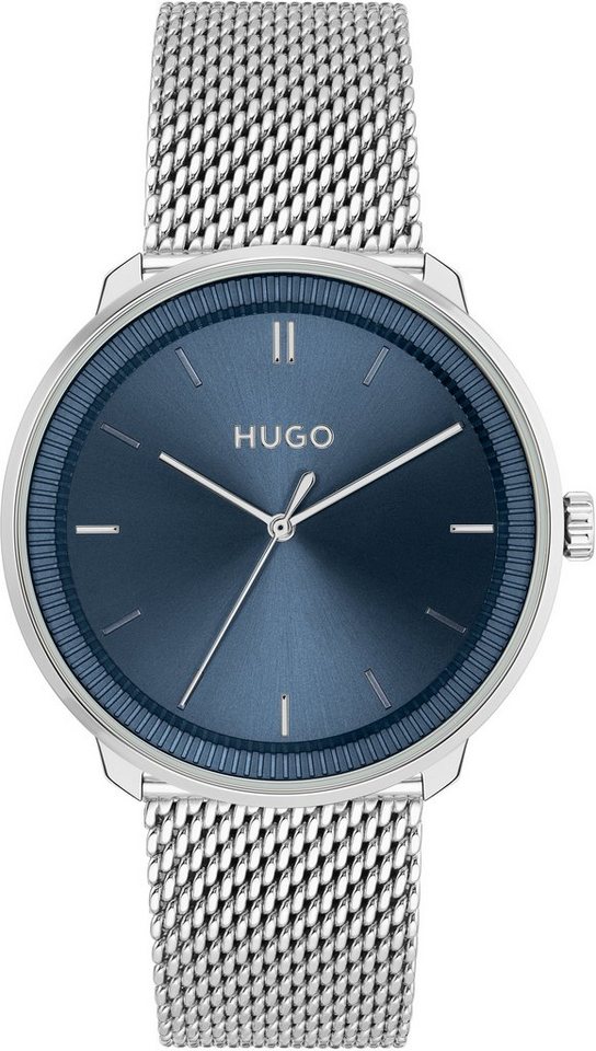 HUGO Quarzuhr #FLUID, 1520025, (Set, 2-tlg., Uhr mit Wechselband), ideal  auch als Geschenk