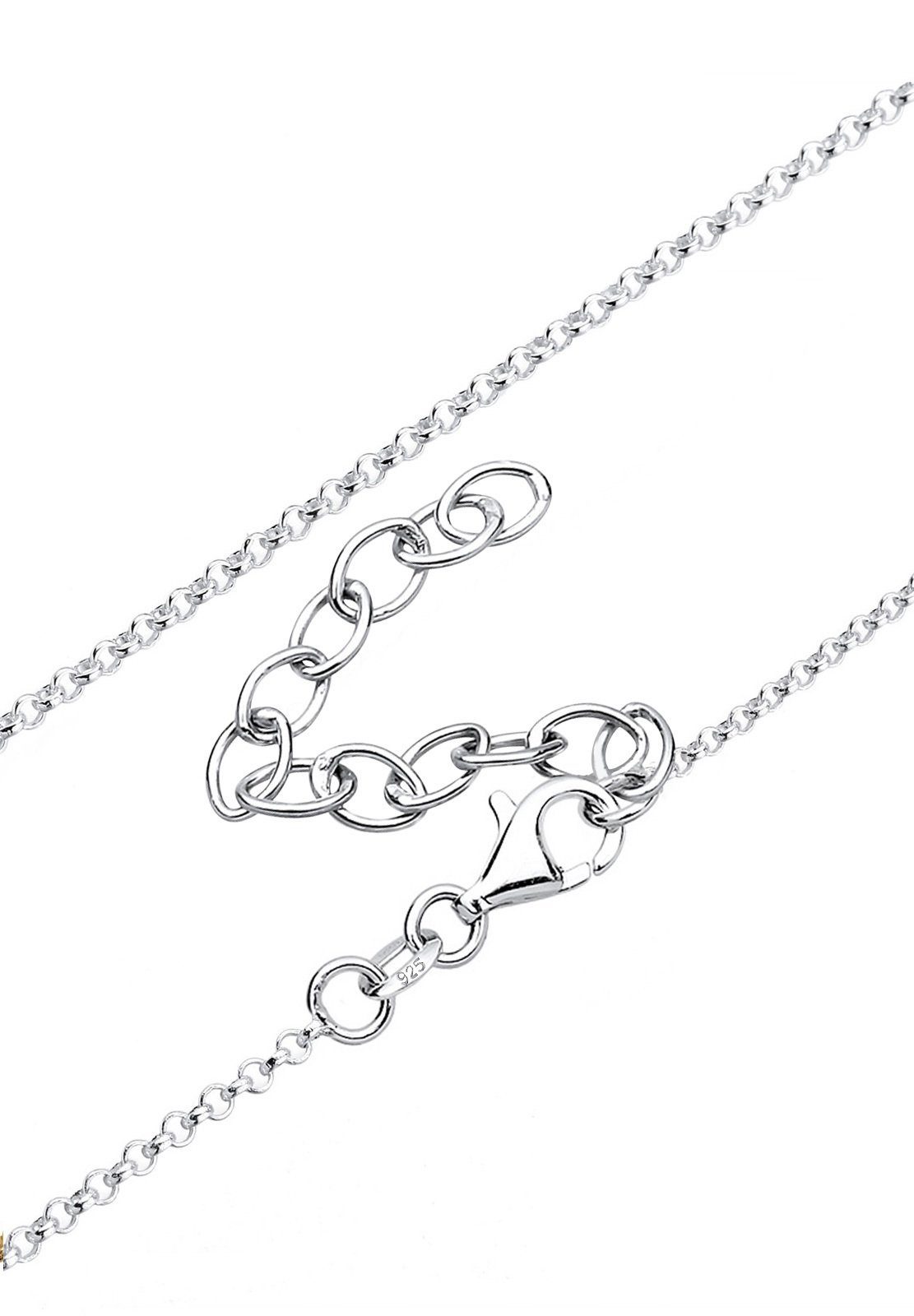 Elli Schmuckset Tropfen Bergkristall Weiß 925 Sterling Silber