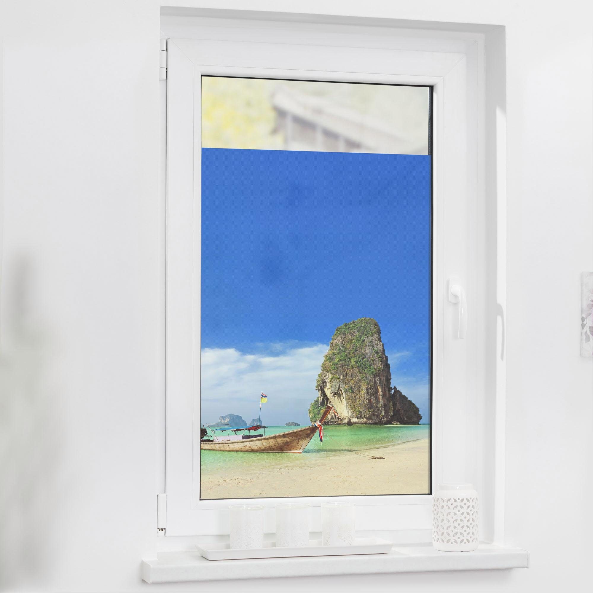 LICHTBLICK ORIGINAL Fensterfolie Thailand, blickdicht, strukturiert, selbst günstig online kaufen