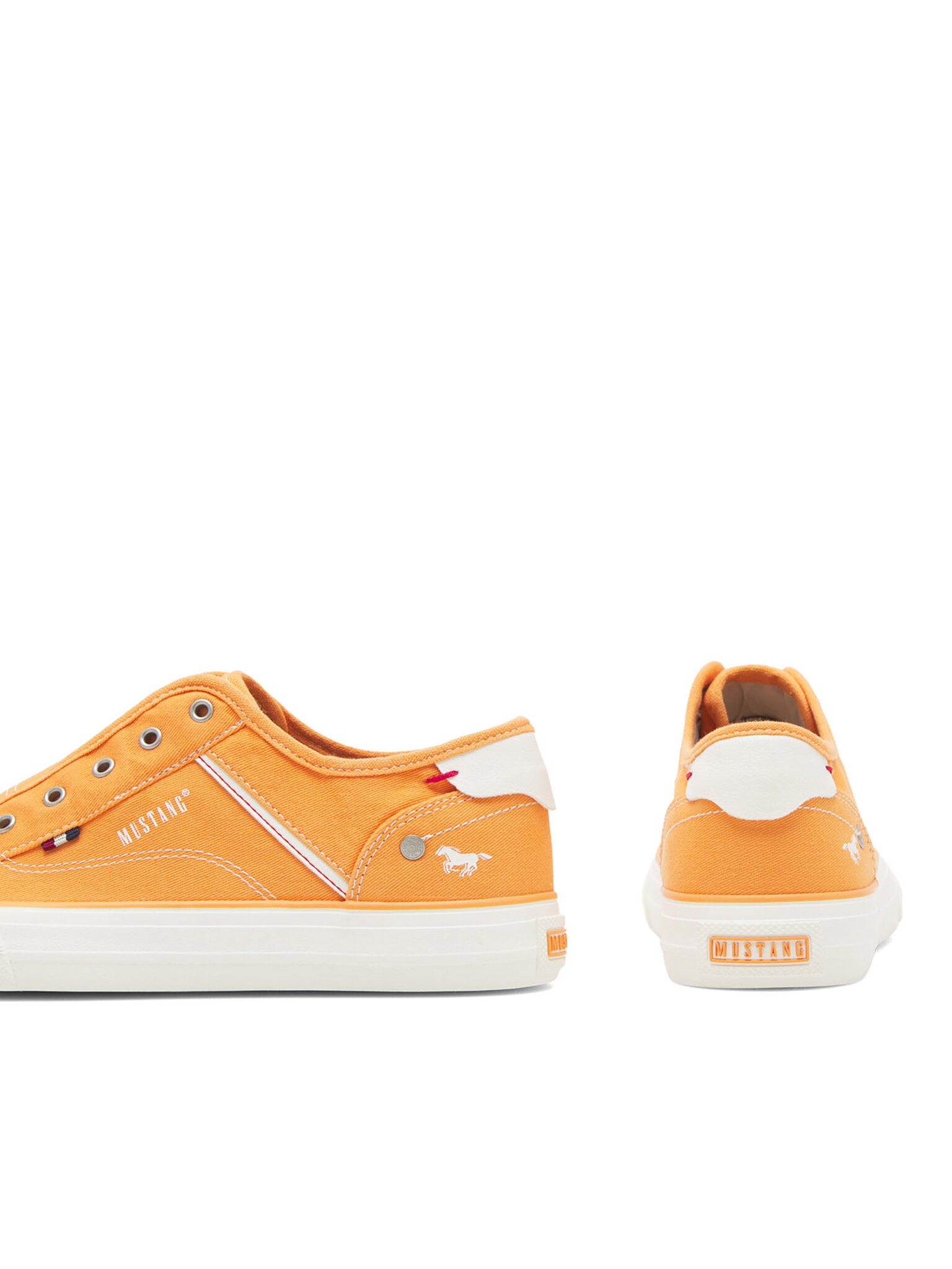 MUSTANG Sneakers aus Stoff 1272-402-61 Orange Sneaker
