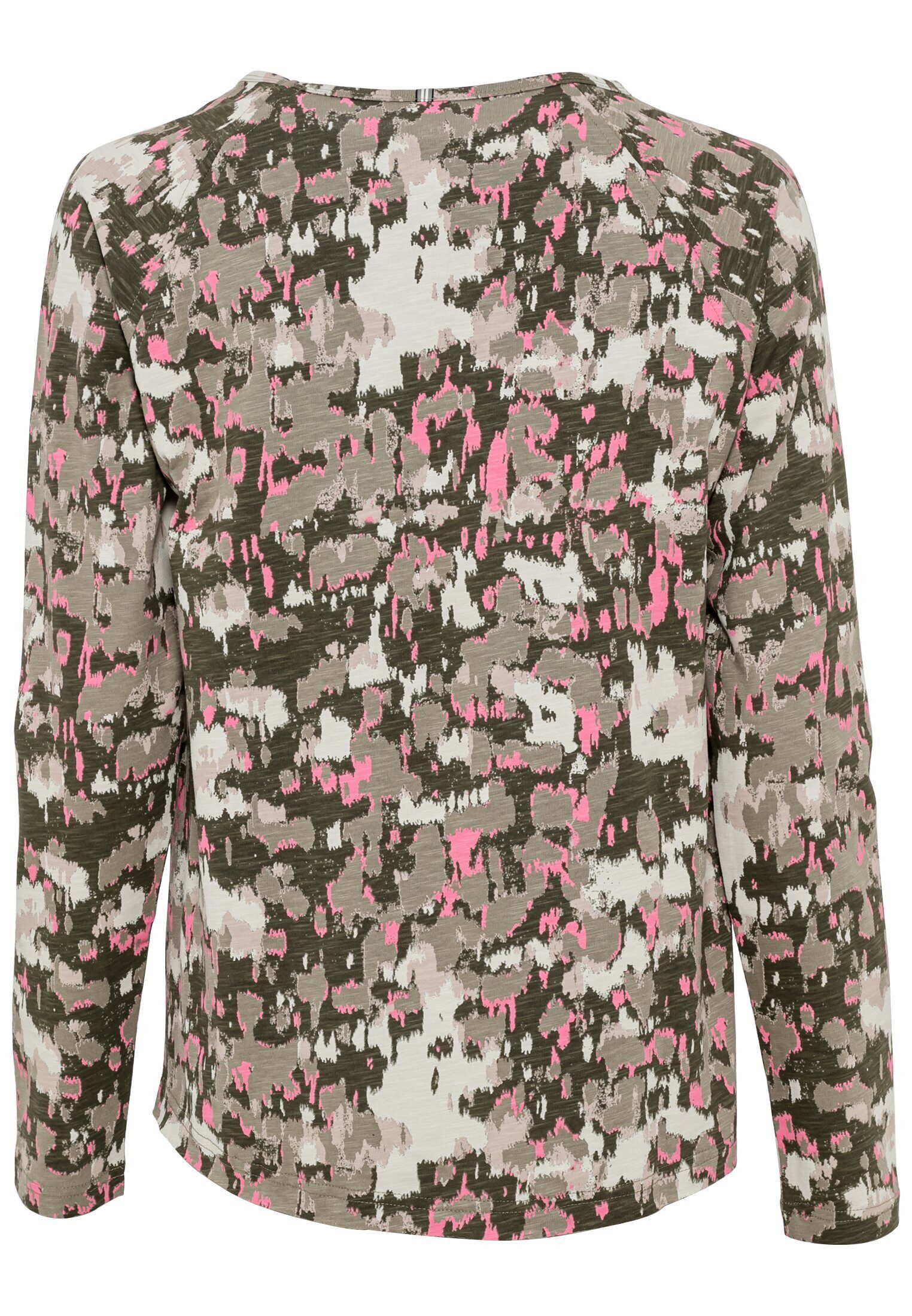 camel active Langarmshirt Langarmshirt aus Organic Cotton günstig online kaufen