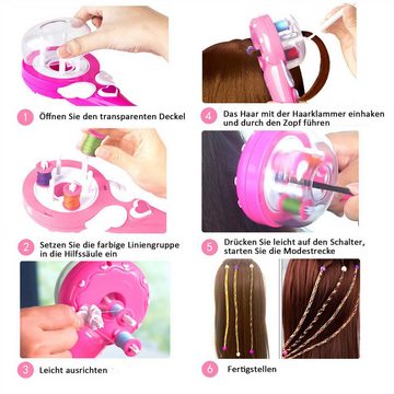 BOTERS Haarstyling-Set DIY-Haarspange für Kinder, automatische Haarspange, Haarflechtmaschine