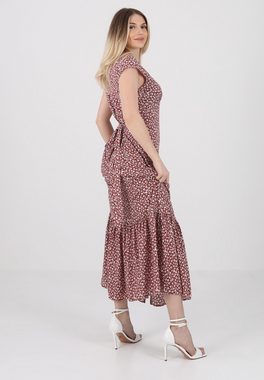 YC Fashion & Style Sommerkleid Elegantes Viskose-Maxikleid mit floralem Muster Alloverdruck, Boho, Casual