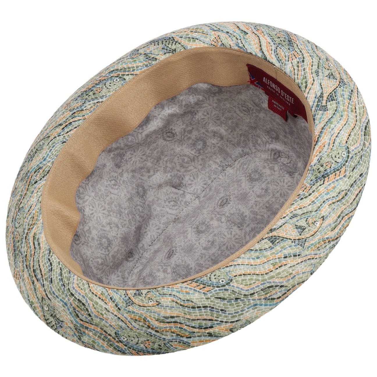 Alfonso D´Este Sonnenhut (1-St) Baumwollhut mit Futter, Made in Italy