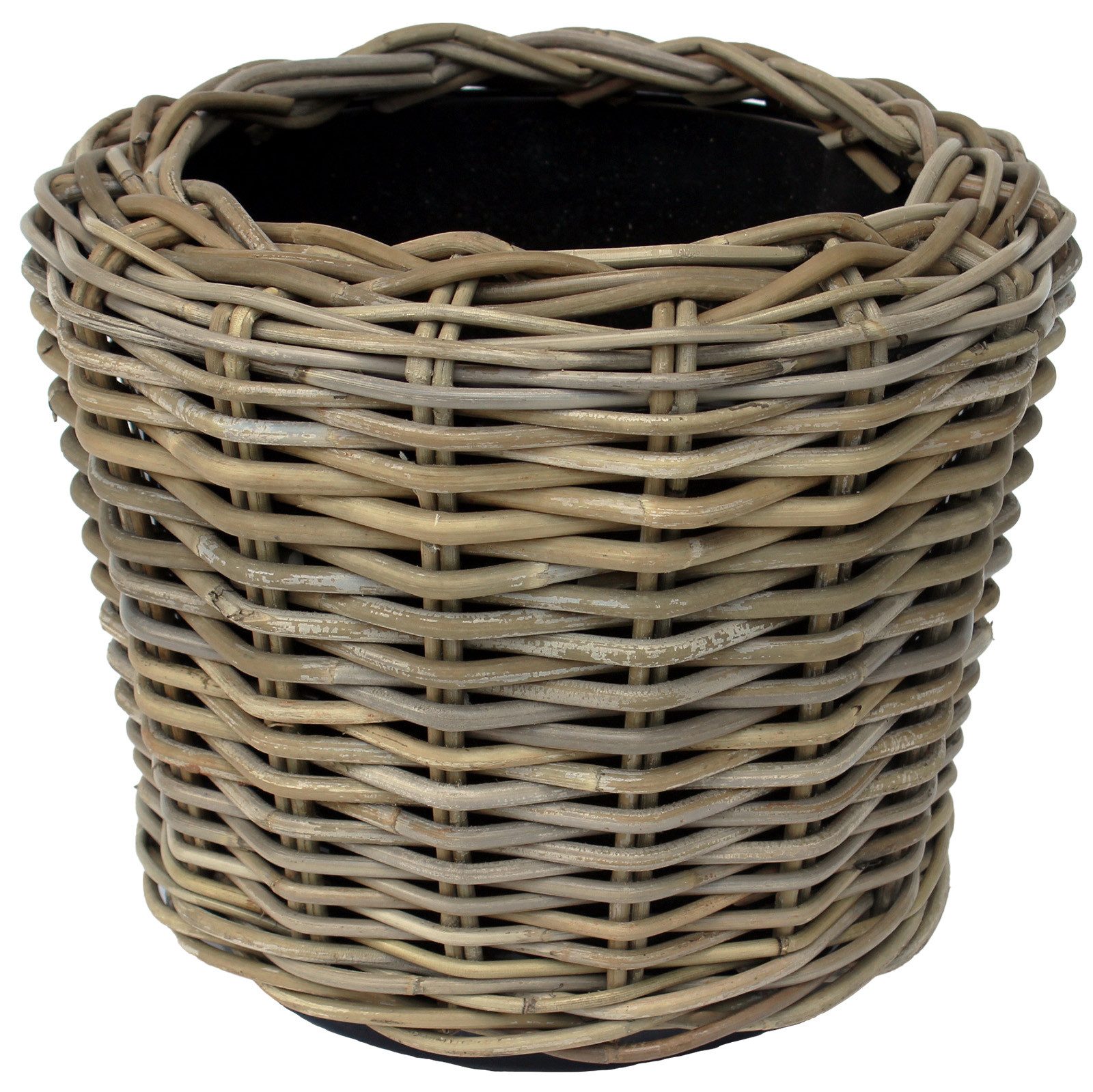 Van der Leeden Blumentopf Blumenkorb Pflanzkorb Topf 34x30cm Rattan Weide S günstig online kaufen