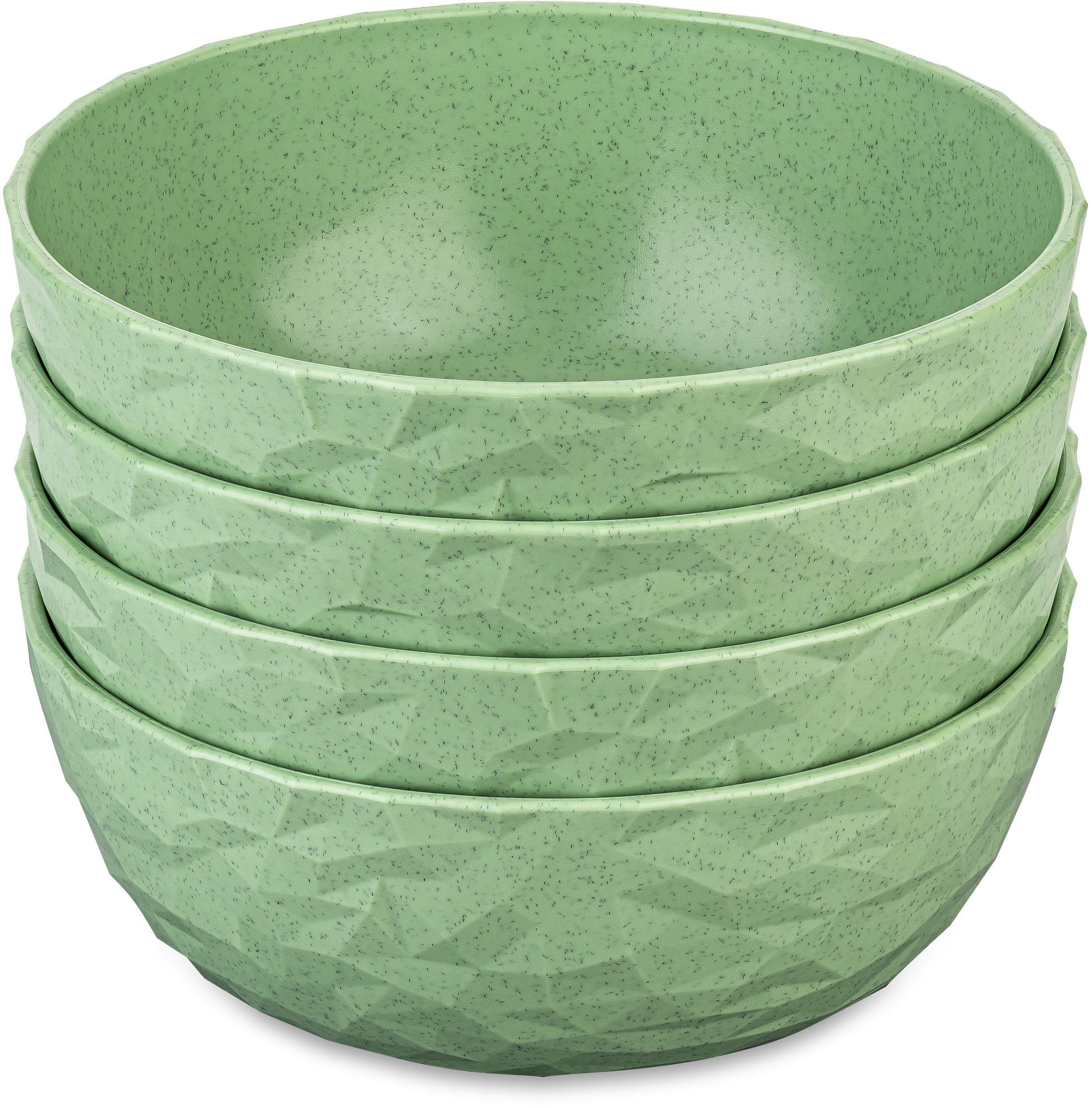 KOZIOL Schale CLUB BOWL, Kunststoff, (Set, 4-tlg), 700 ml, spülmaschinengeeignet, melaminfrei, CO² neutrale Produktion