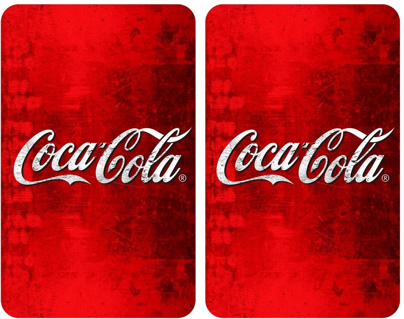 Herd-Abdeckplatte, 30 x 52 cm, 2er Set, »Coca-Cola Classic« Herd-Abdeckplatte, 30 x 52 cm, 2er Set, »Coca-Cola Classic«