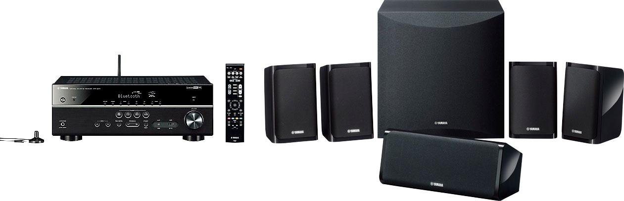 Yamaha YHT-4950 EU Heimkinosystem (200 W, Bluetooth, WLAN, 4K Upscaling, 3D-fähig) Yamaha YHT-4950 EU Heimkinosystem (200 W, Bluetooth, WLAN, 4K Upscaling, 3D-fähig)
