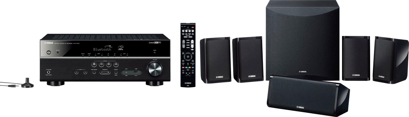 Yamaha YHT-2950 EU Heimkinosystem (200 W, Bluetooth, 4K Upscaling, 3D-fähig) Yamaha YHT-2950 EU Heimkinosystem (200 W, Bluetooth, 4K Upscaling, 3D-fähig)