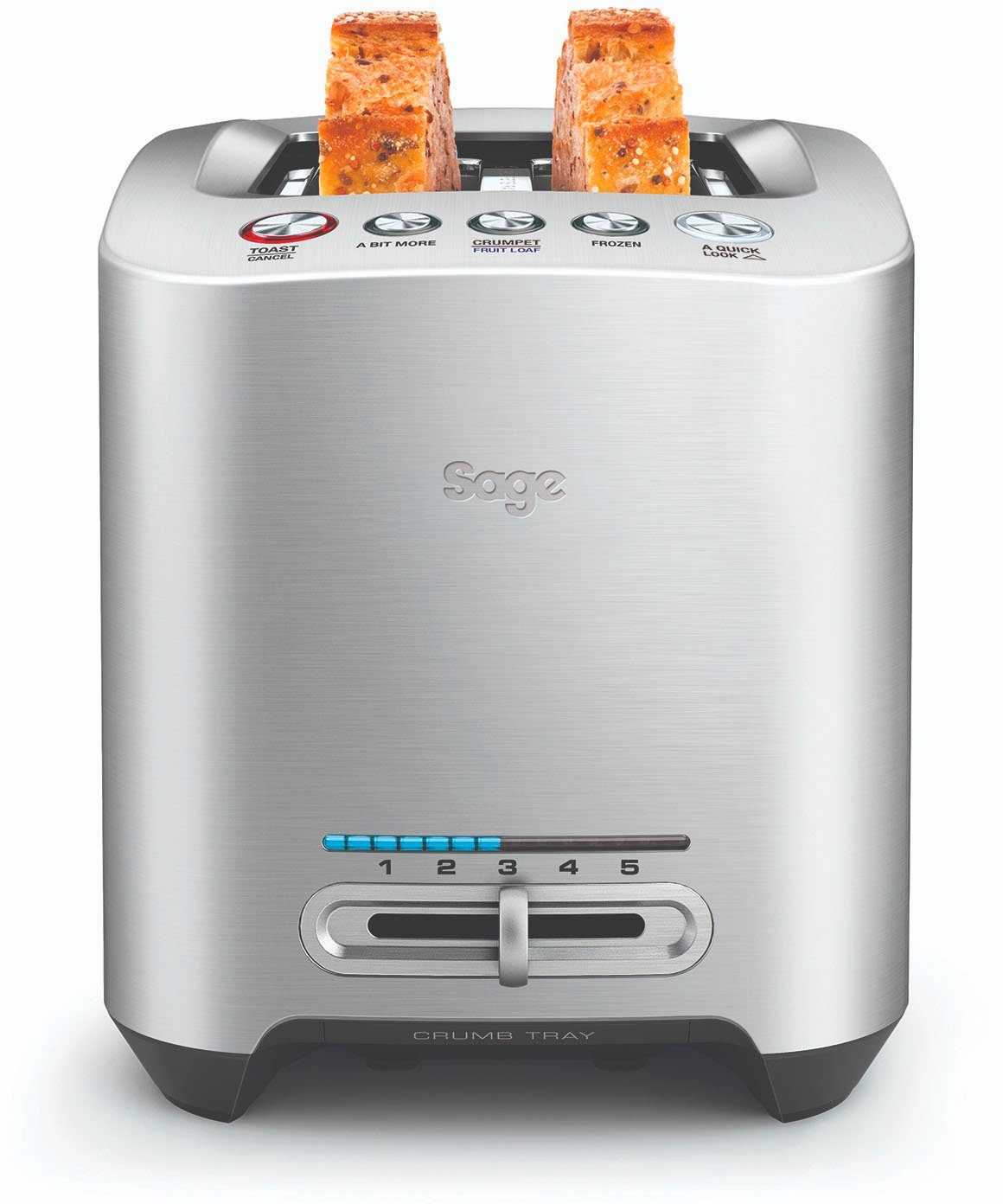 Sage Toaster the Smart Toast, STA825BAL, 2 kurze Schlitze, 1000 W