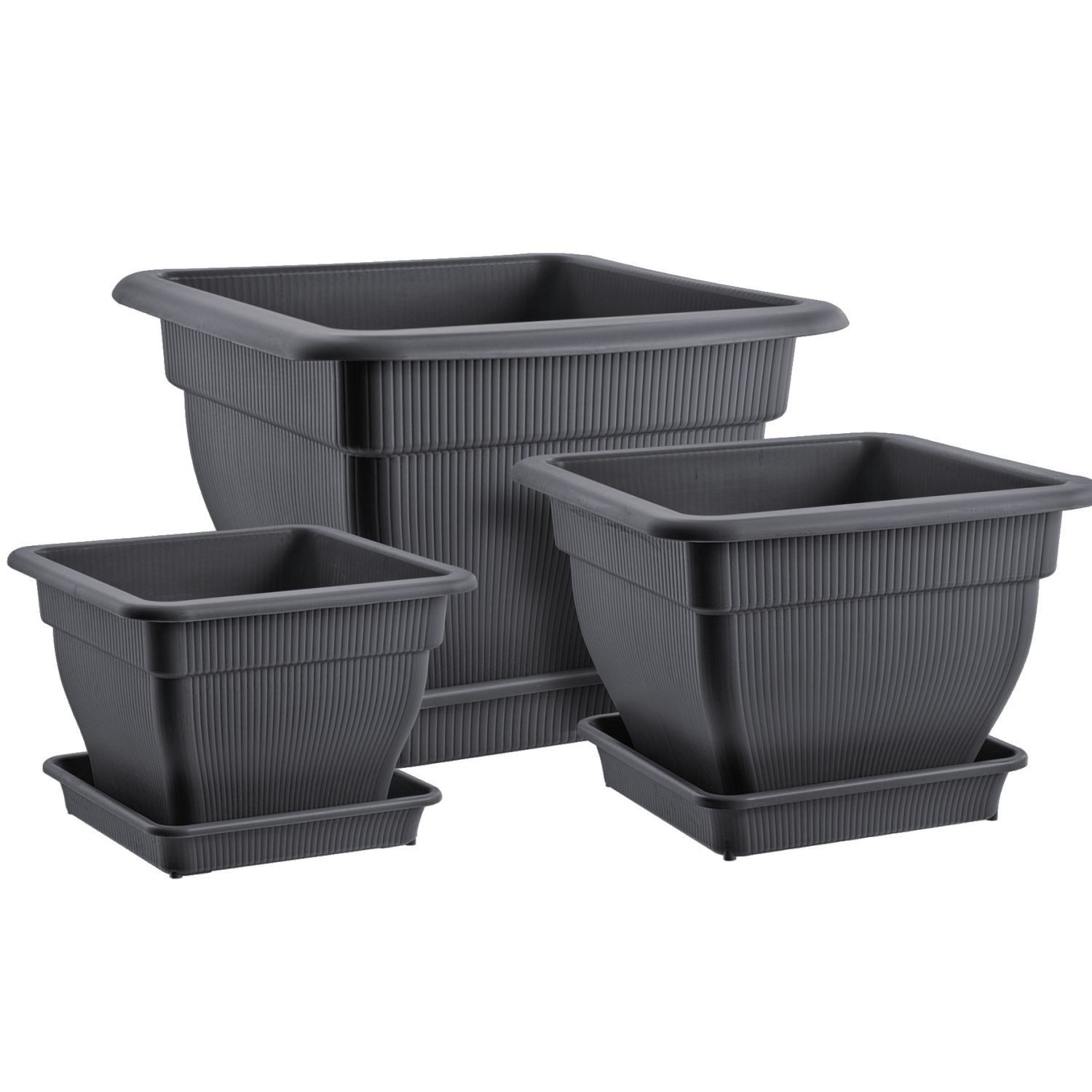 BURI Pflanzkübel Pflanzkübel Blumentopf Wasserspeicher und günstig online kaufen