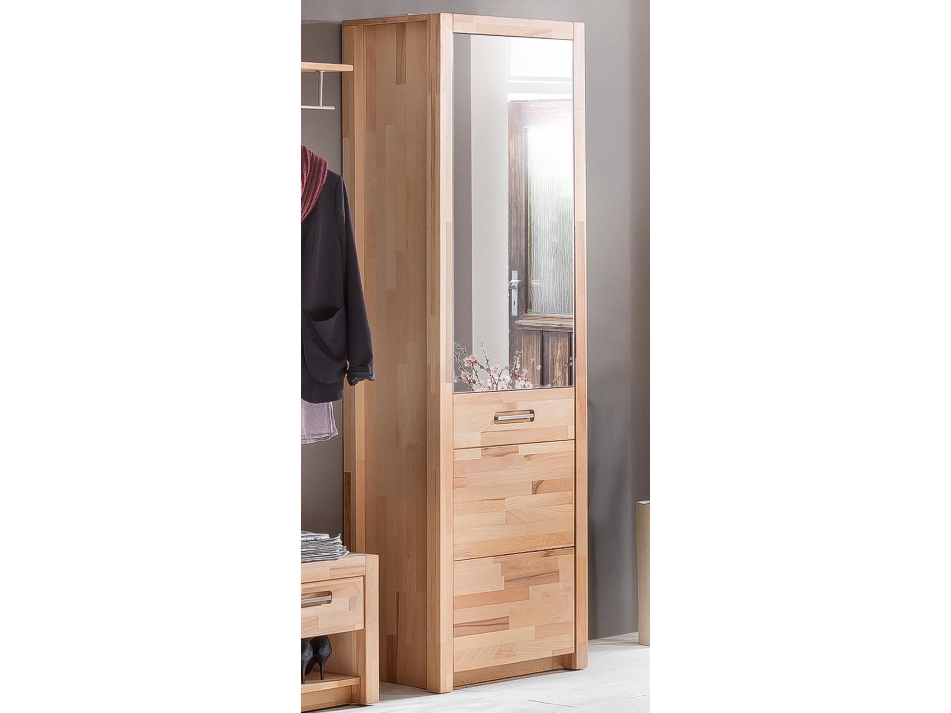möbelando Garderobenschrank Leduc 66 x 203 x 40 cm (B/H/T)
