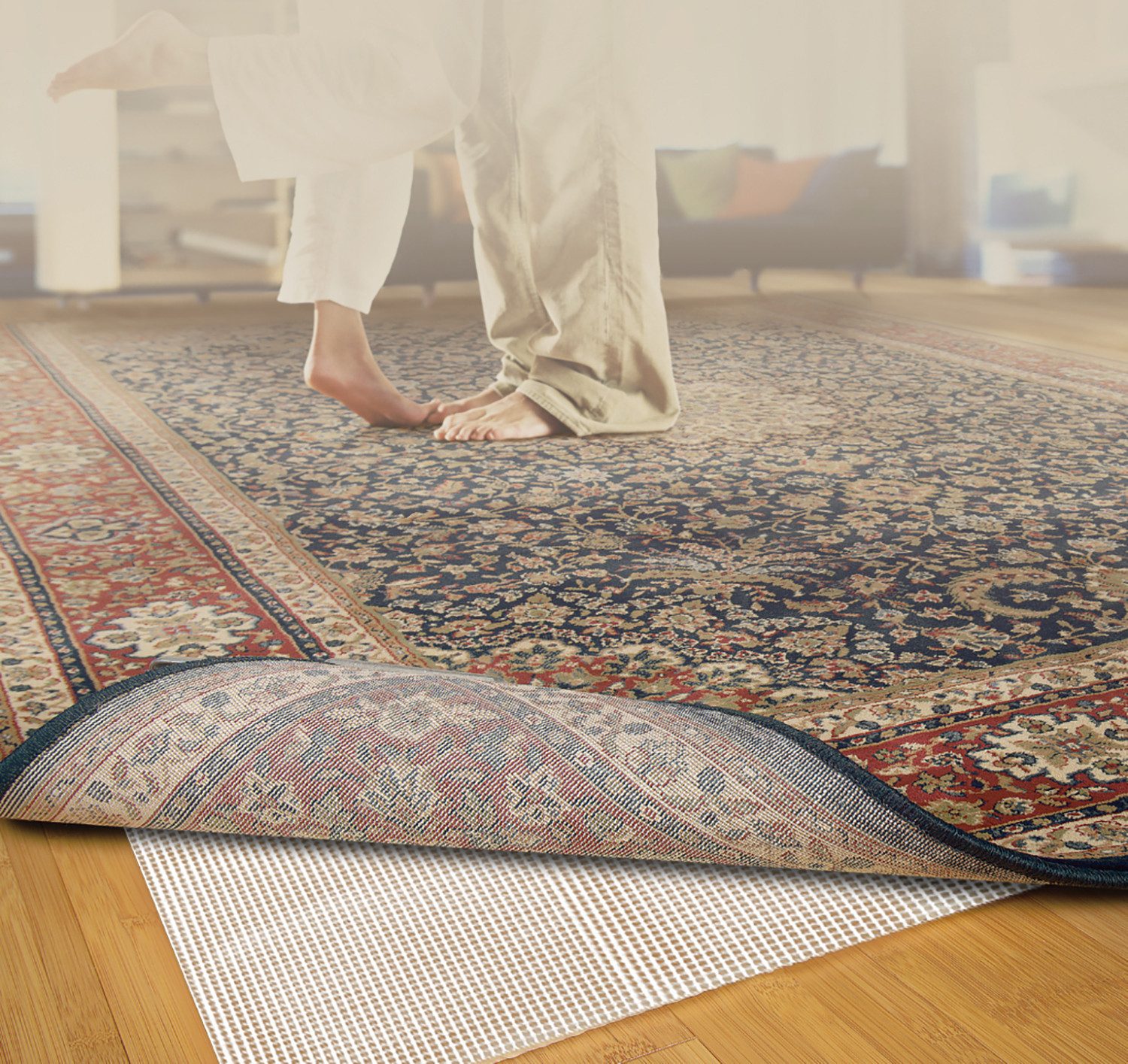 wohnTRAUM24 Antirutsch Teppichunterlage Silikon Antirutschmatte für Teppich günstig online kaufen