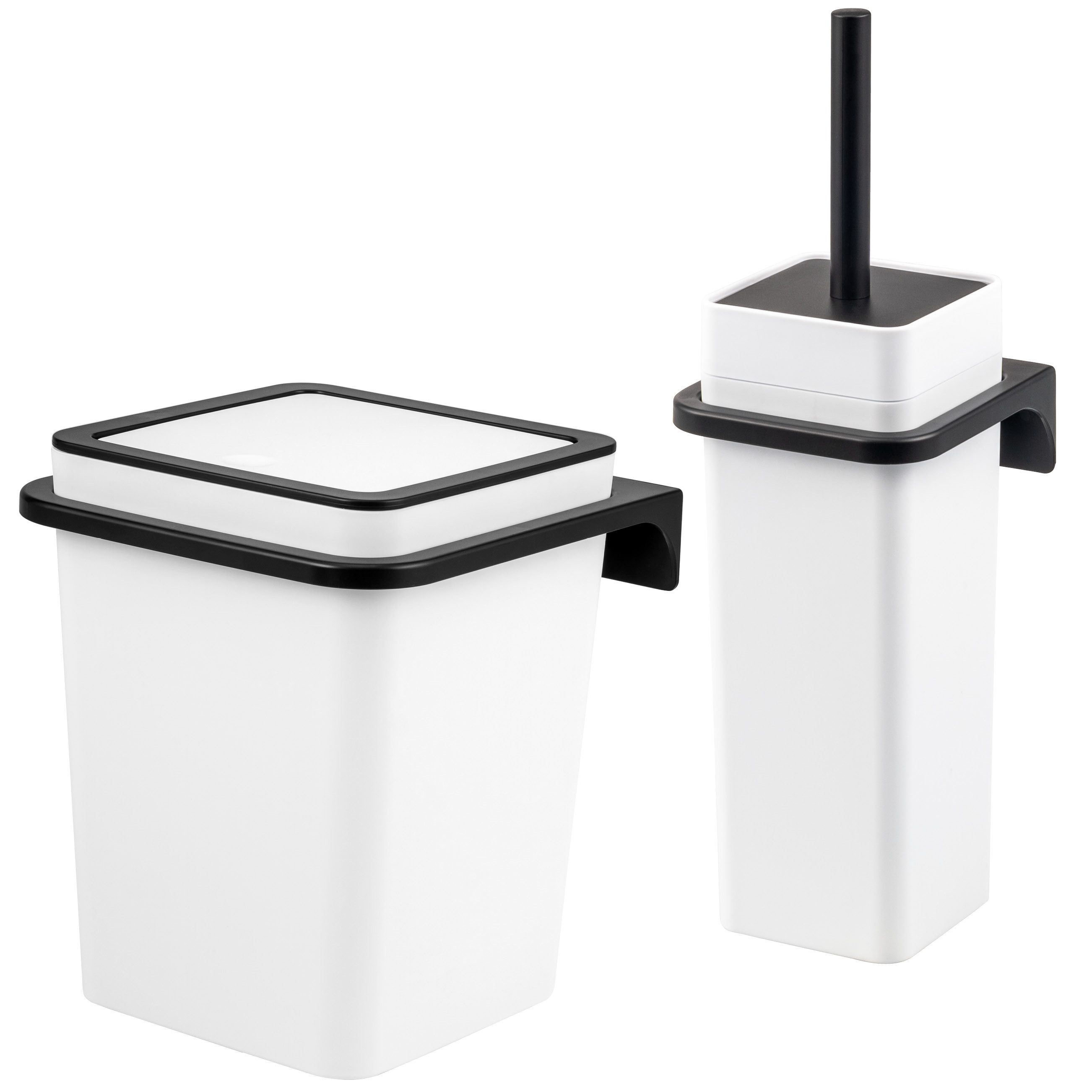 bremermann Badaccessoire-Set 2tlg. Bad-Set SAVONA Softtouch inkl. Wandhalterung, 2 tlg.
