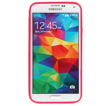 König Design Handyhülle Samsung Galaxy S5 / S5 Neo, Samsung Galaxy S5 / S5 Neo Handyhülle Backcover Rot