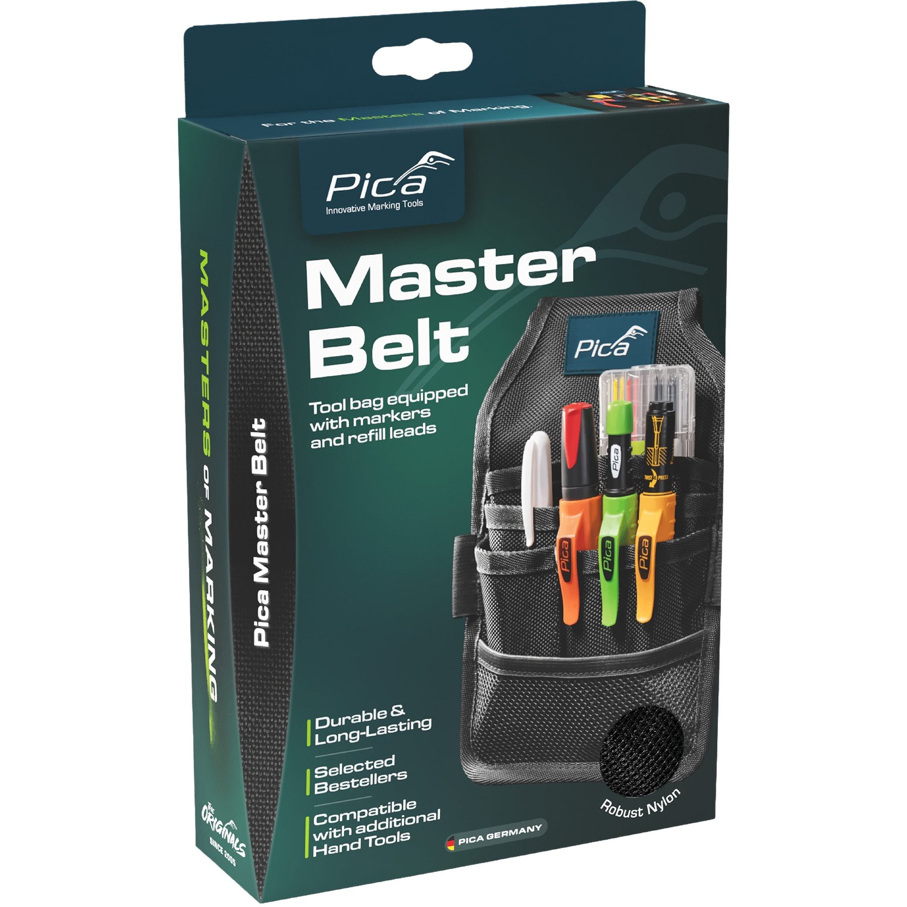 Marker Pica Master Belt Gürteltasche mit Tieflochmarker & Permanentmarker