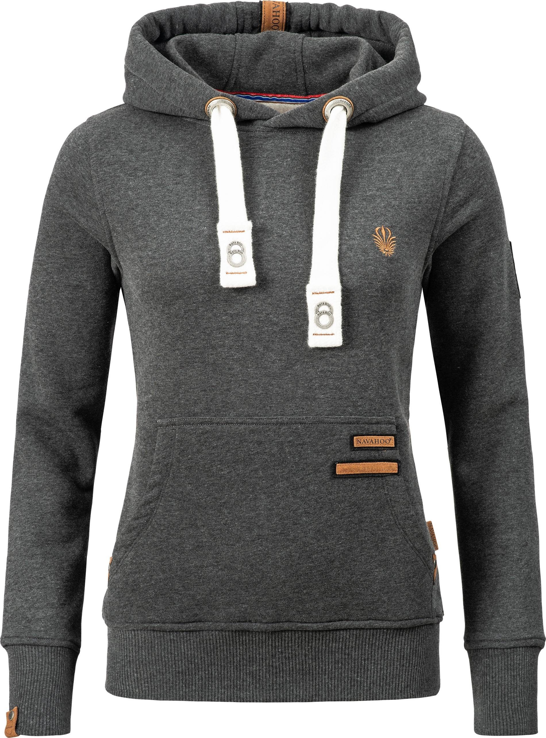 Navahoo Kapuzensweatshirt »Damlaa« weicher Hoodie mit dicken Navahoo Kapuzensweatshirt »Damlaa« weicher Hoodie mit dicken