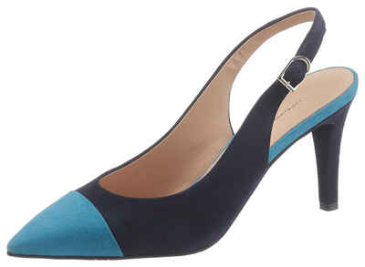 GUIDO MARIA KRETSCHMER Slingpumps mit kontrastreichen Details GUIDO MARIA KRETSCHMER Slingpumps mit kontrastreichen Details