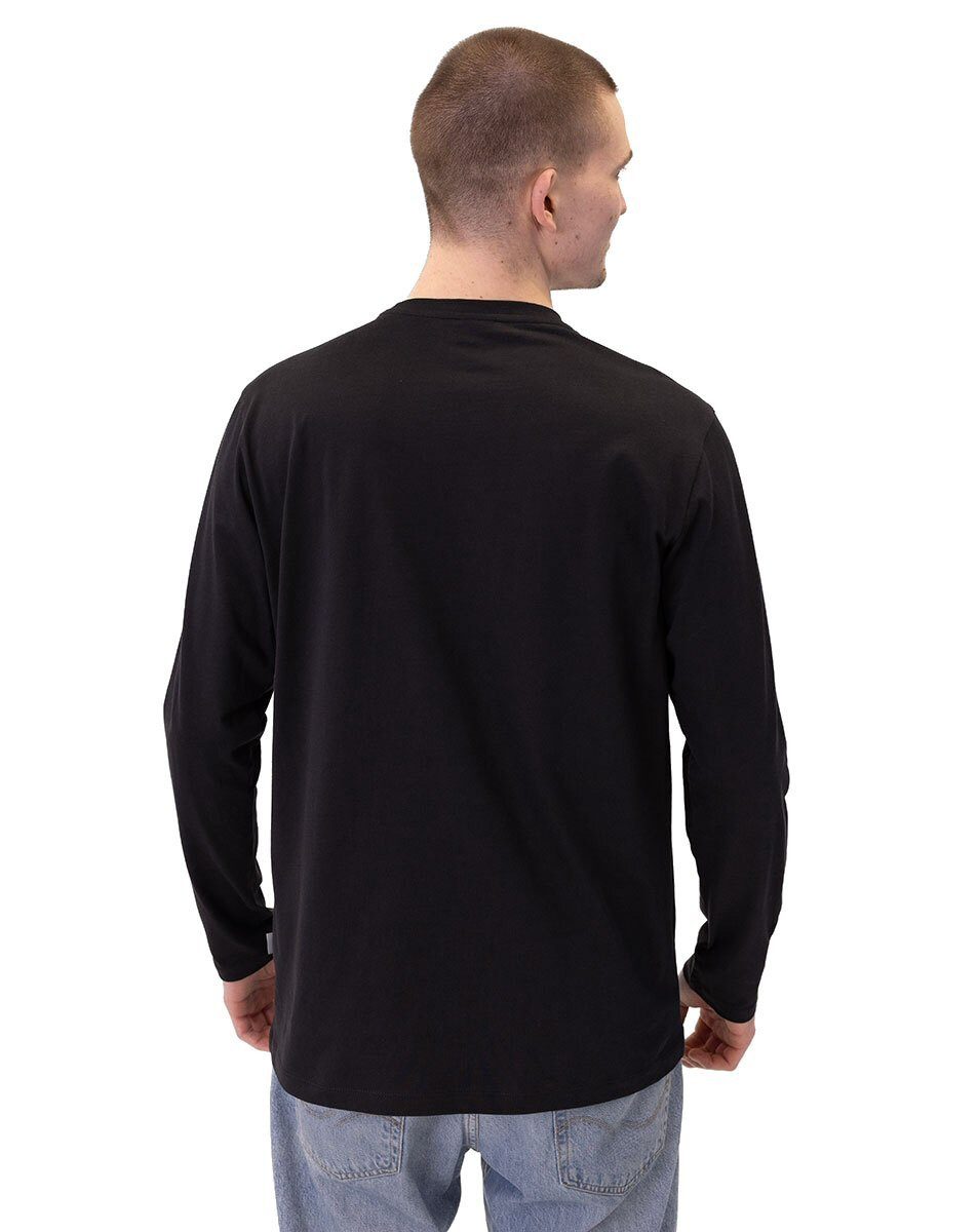 Jako Langarmshirt Organic (Freizeit, Bio-Baumwolle) schwarz Herren günstig online kaufen
