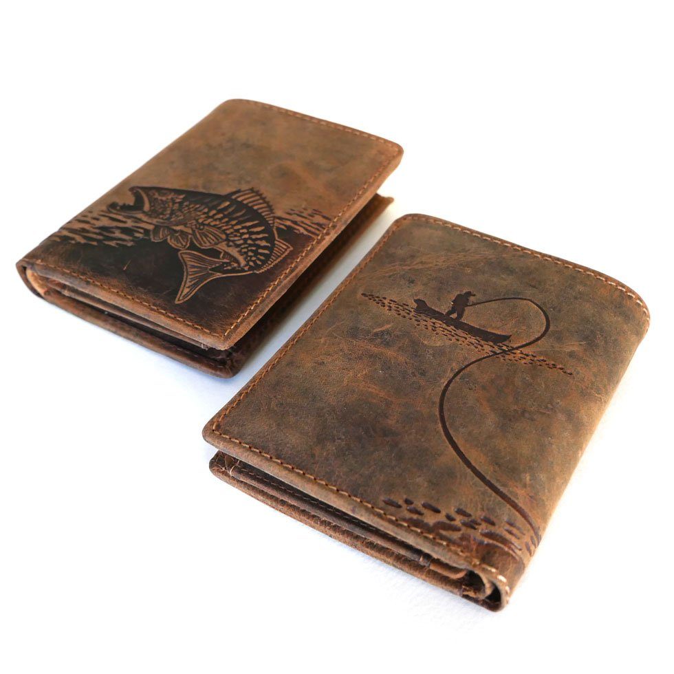 JOCKEY CLUB Geldbörse FISHING, Hochkant, 8 Kartenfächer mit RFID Schutz, Vo günstig online kaufen