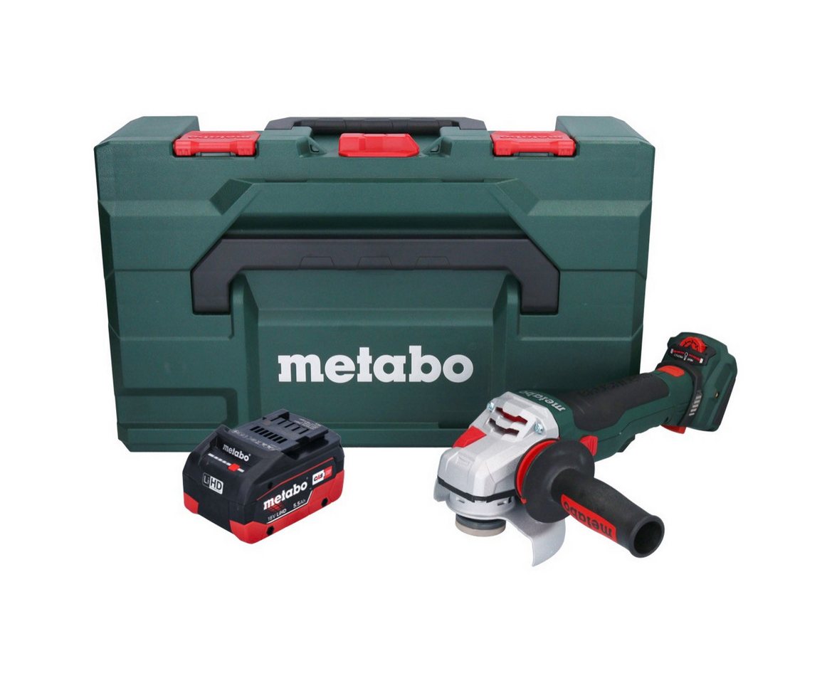Thumbnail - metabo Winkelschleifer WVB 18 LTX BL 15-125 Quick Winkelschleifer 18V 125 mm + 1x Akku 5,5 Ah