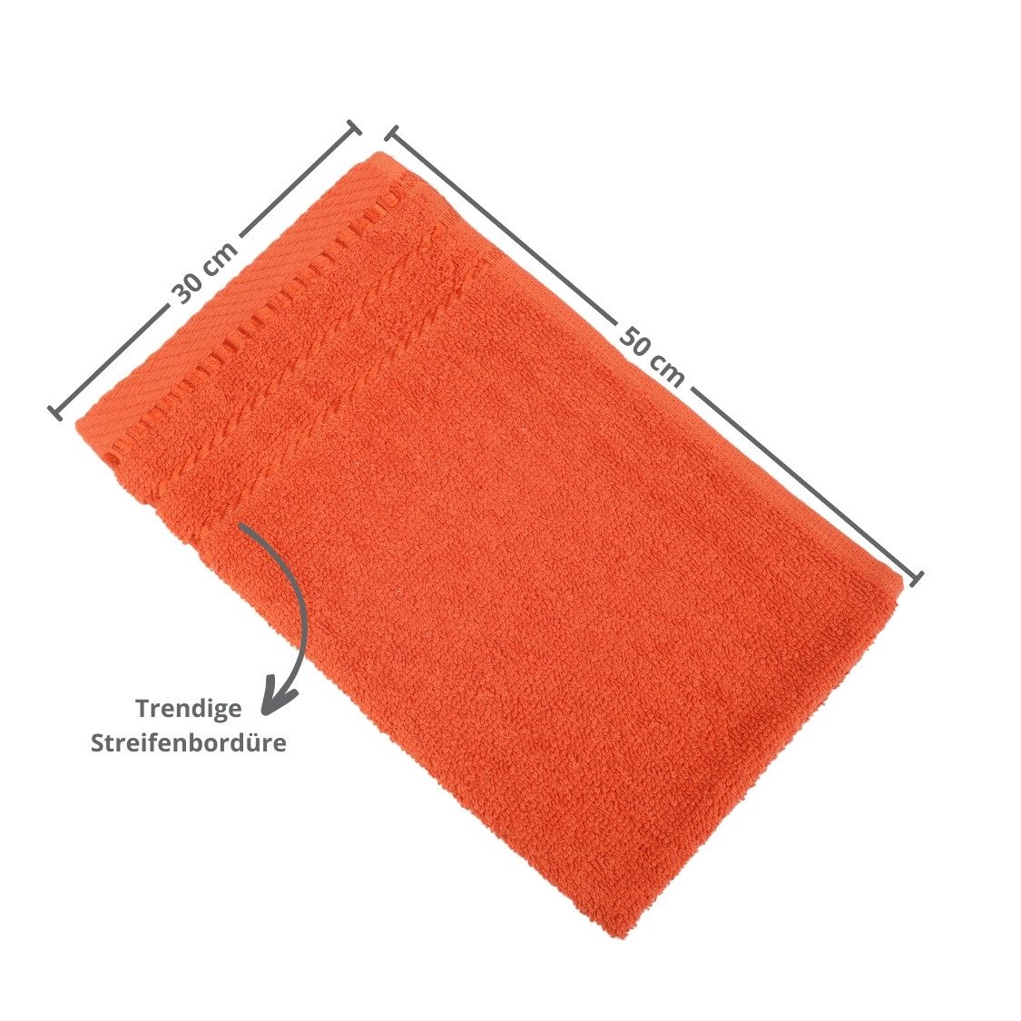 liebling Gästehandtuch Potsdam, 100% Baumwolle, mit praktischer Schlaufe zum Aufhängen, hochwertig, formstabil