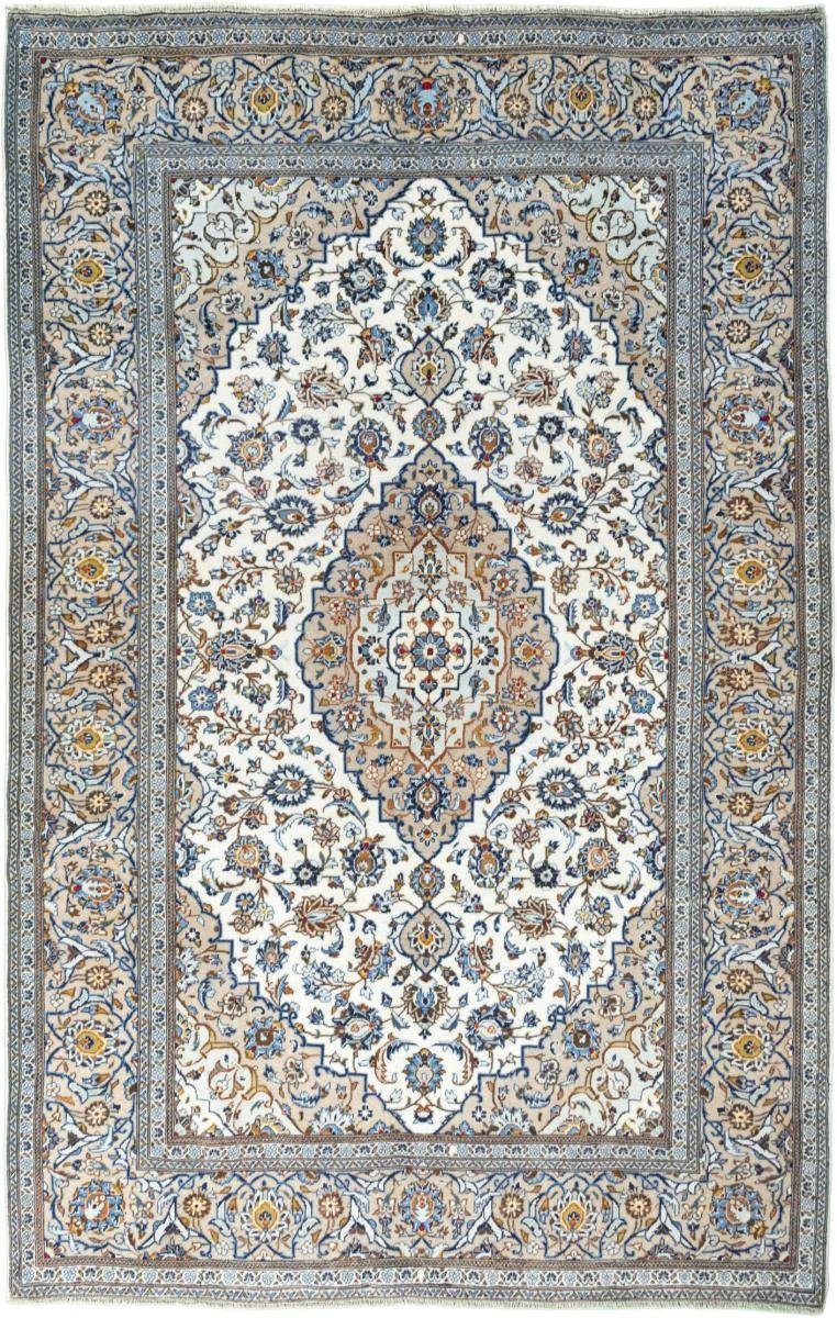 Orientteppich Keshan 199x313 Handgeknüpfter Orientteppich / Perserteppich, Nain Trading, rechteckig, Höhe: 12 mm