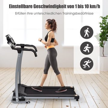 COSTWAY Laufband, mit 12 Programmen & LCD