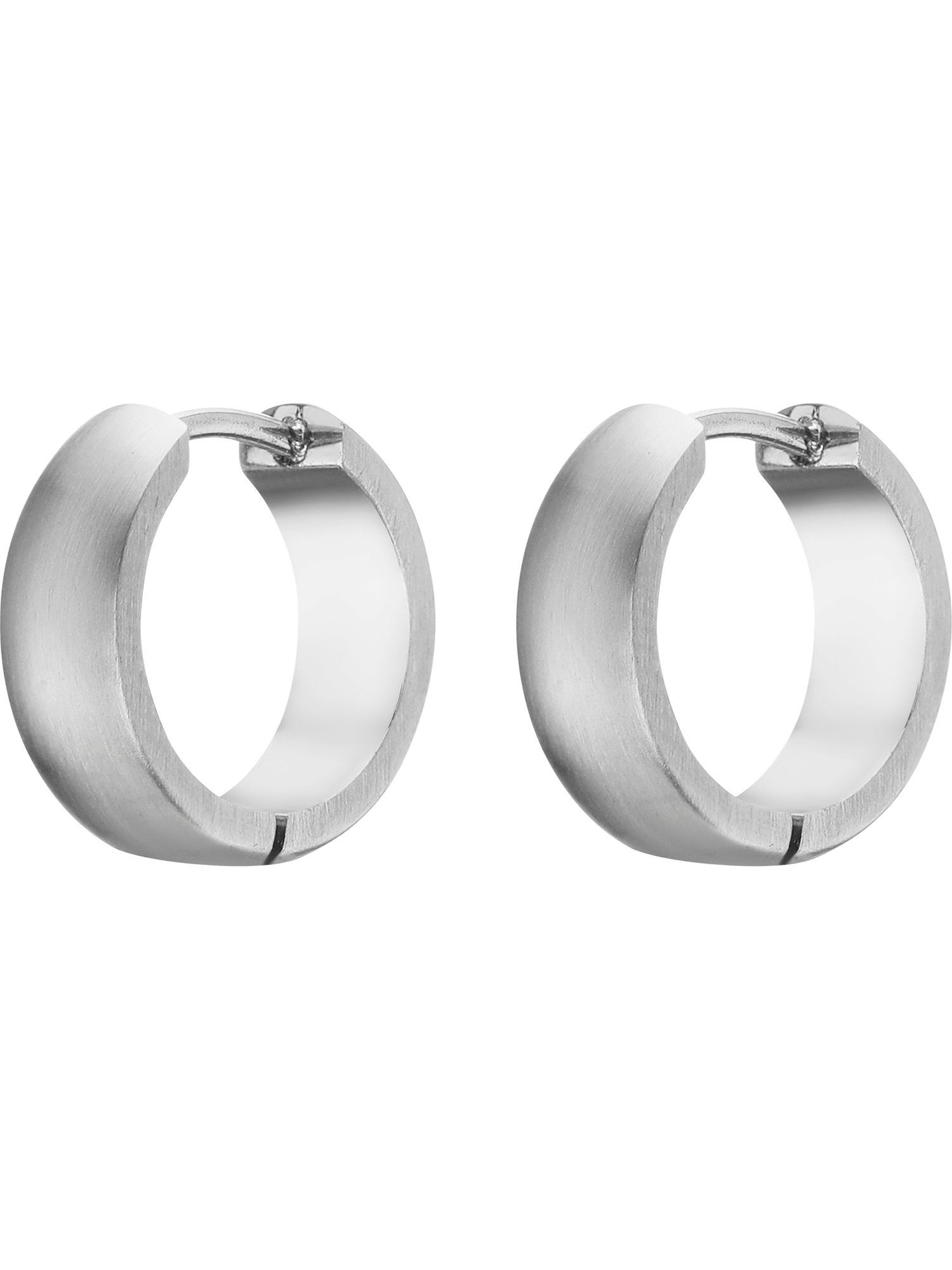 Paar Edelstahl Creolen FAVS (Paar) silber FAVS Unisex-Creolen