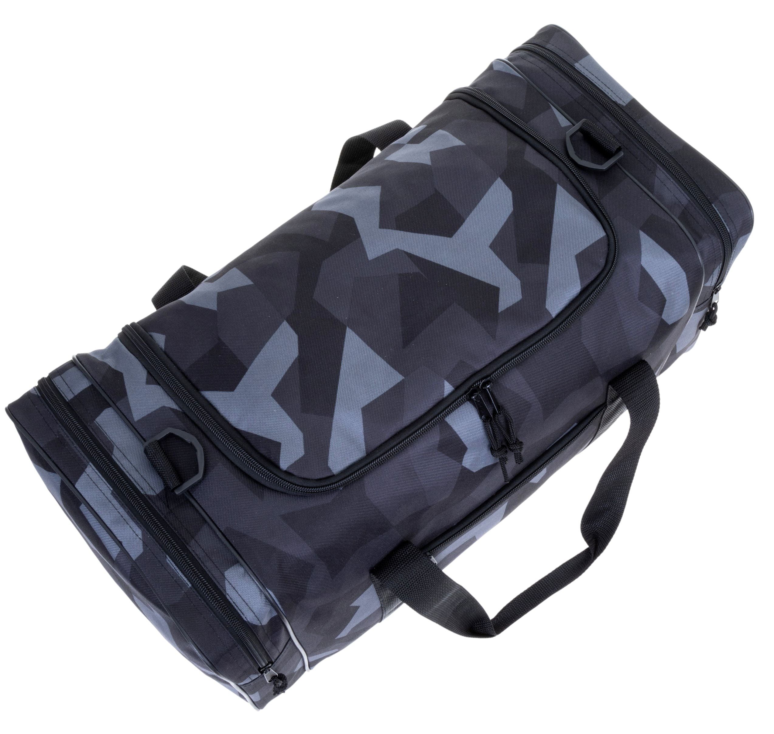 Spear Bags Sporttasche groß Saunatasche Reisetasche Gymbag 55 cm, 40 Liter Gym Tasche Fußballtasche Large + Trinkflasche