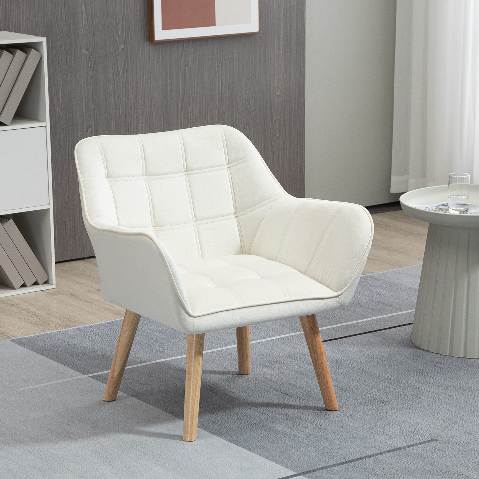 furnicato Cocktailsessel Polstersessel Skandi Design Samtoptik günstig online kaufen