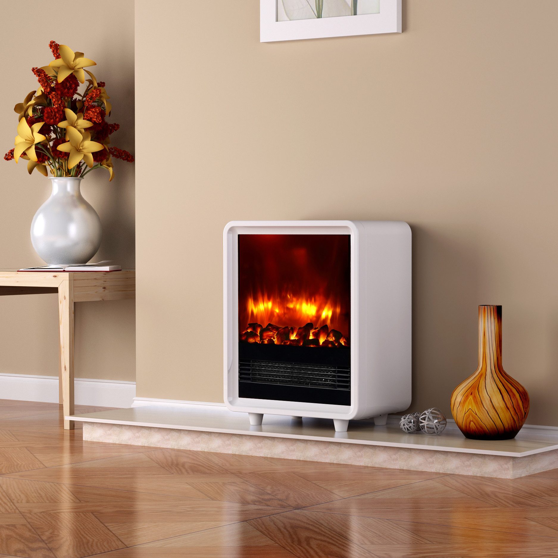 Balderia Elektrokamin Elektrokamin BALDERIA George - Elektro-Kaminofen, Hei günstig online kaufen