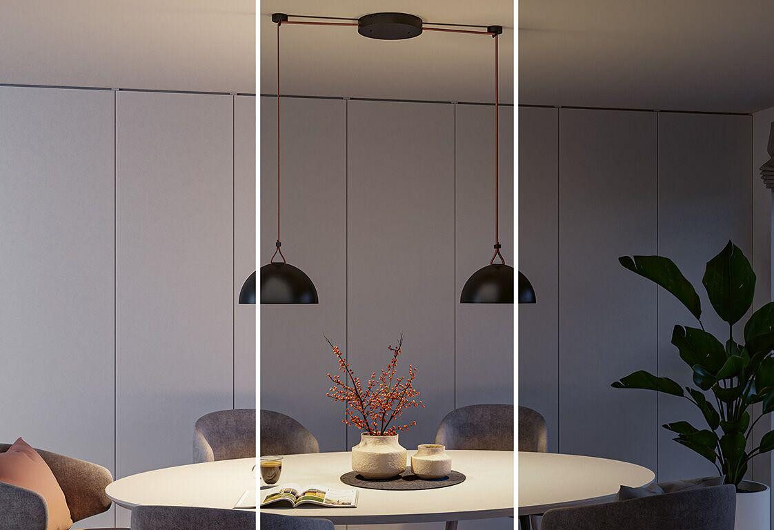 Paulmann Schienensystem-Controller ULine Zubehör max. 200W 48V 80x35mm Weiß, (1-tlg), 3-Step-Dimmer