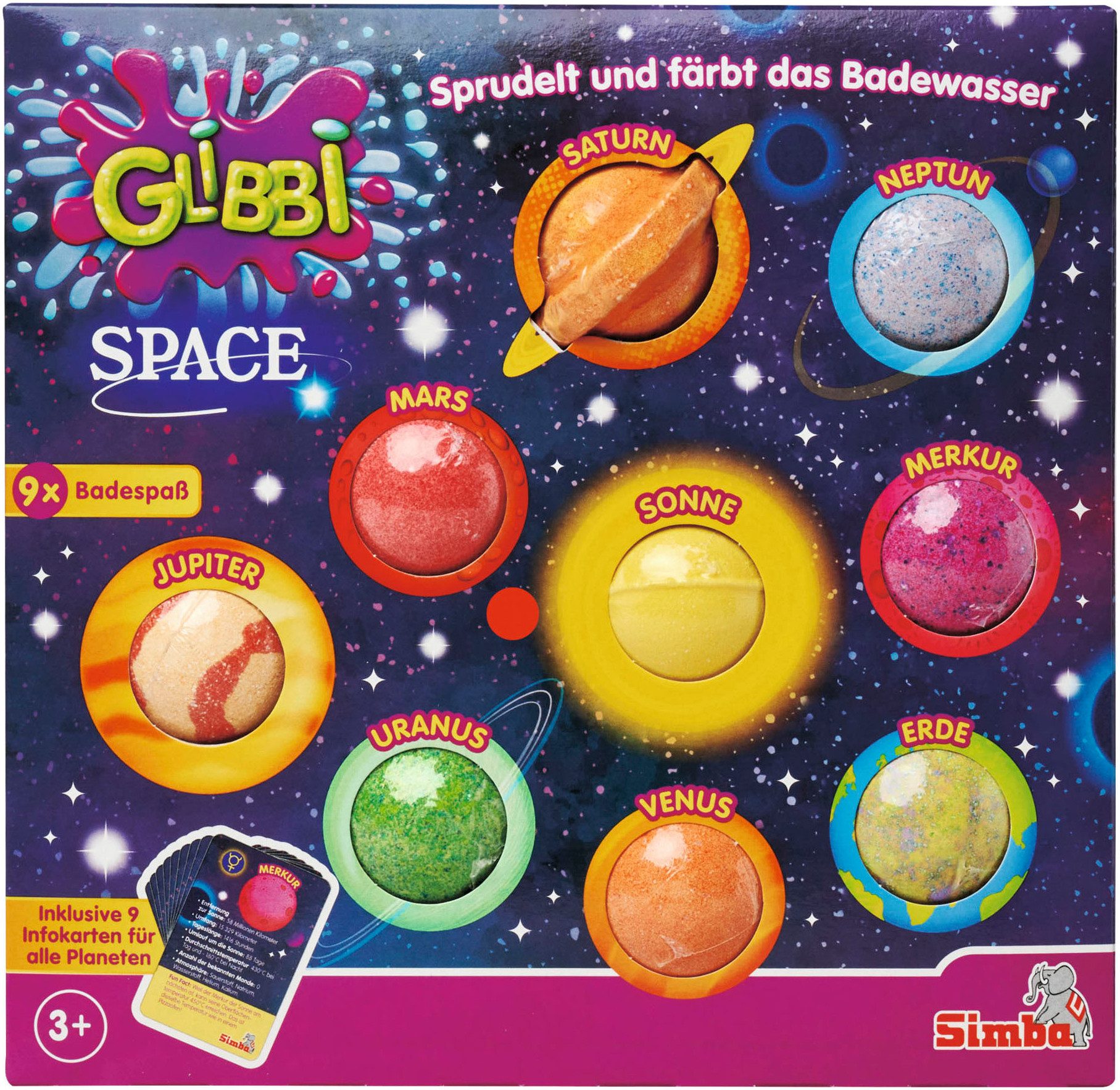 SIMBA Badespielzeug Badebomben Glibbi Space, Made in Europe günstig online kaufen