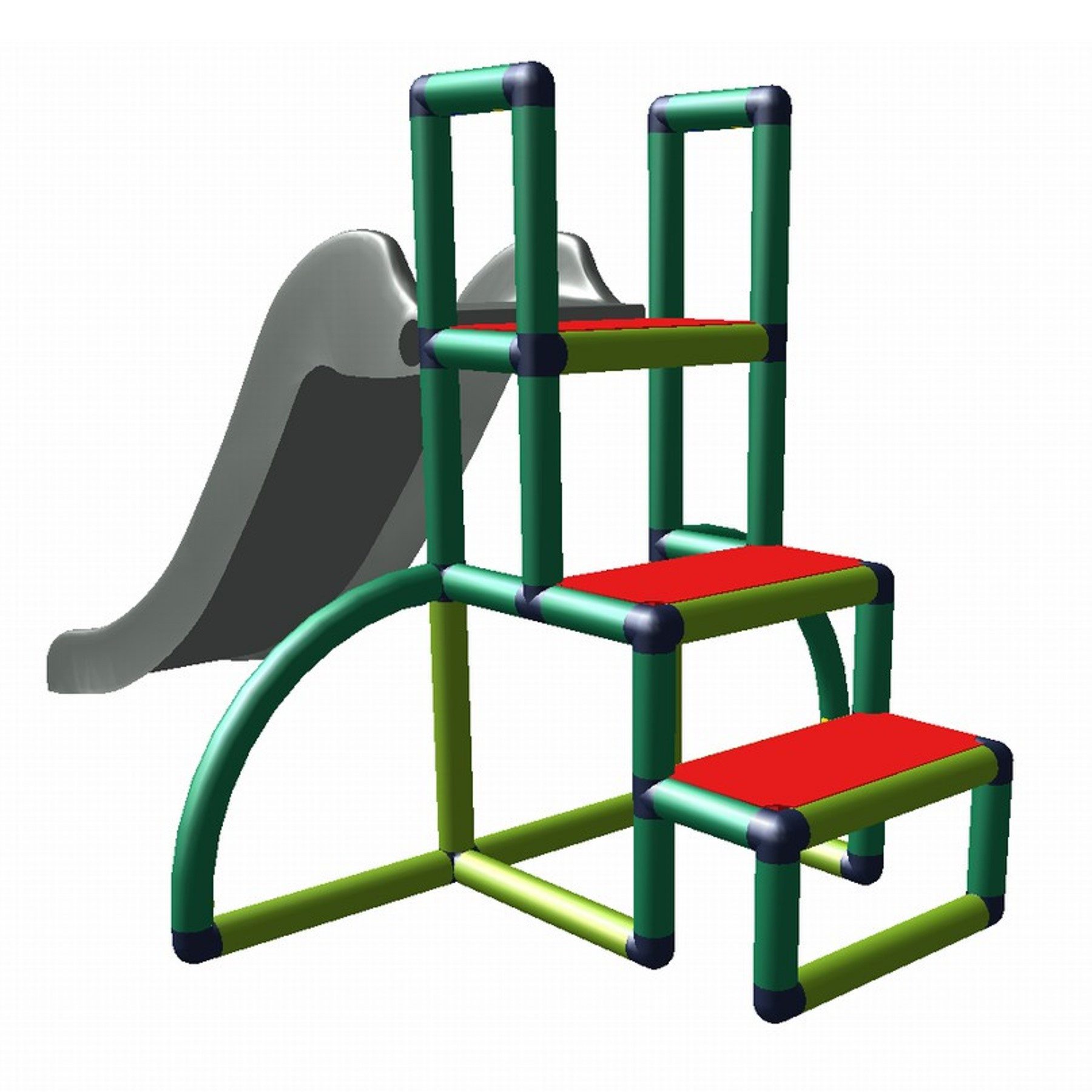 move and stic Indoor-Rutsche my first Slide ALMA Gartenrutsche Babyrutsche Meine erste Rutsche, (Spar-Set, 154 tlg), Recyclebarer Kunststoff