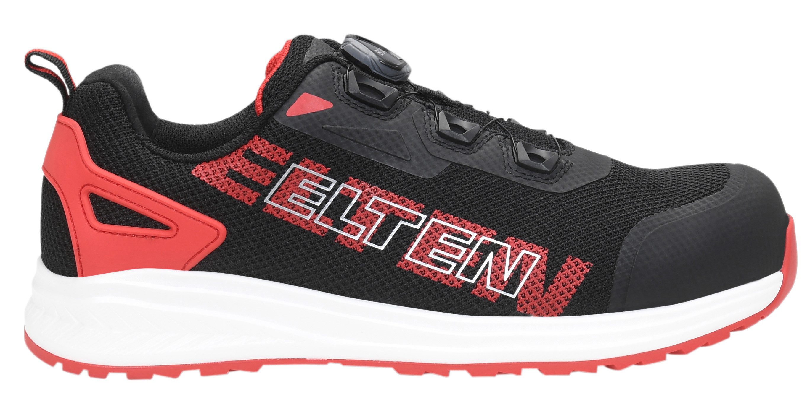ELTEN BATIS BOA® black-red Low ESD S1PL Sicherheitsschuh (Schuhkarton, Paar) – Bild 3 von 5