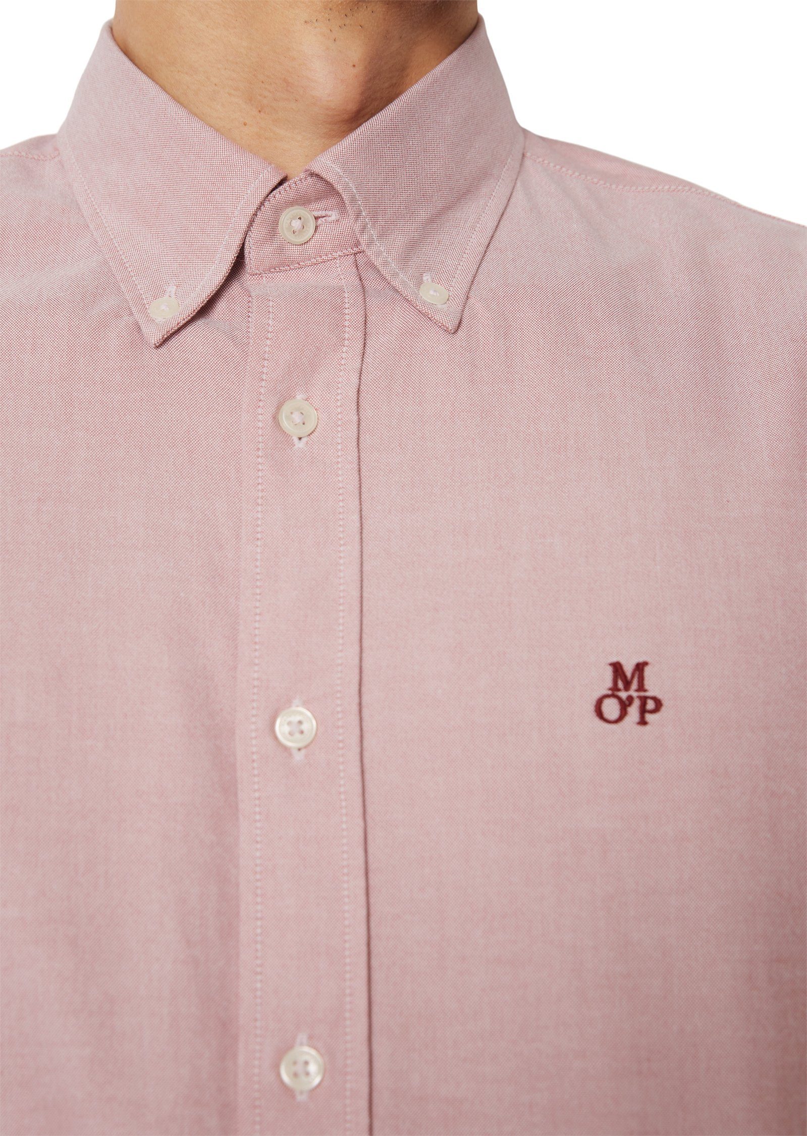 Marc Bio-Baumwolle aus O'Polo rosa Langarmhemd