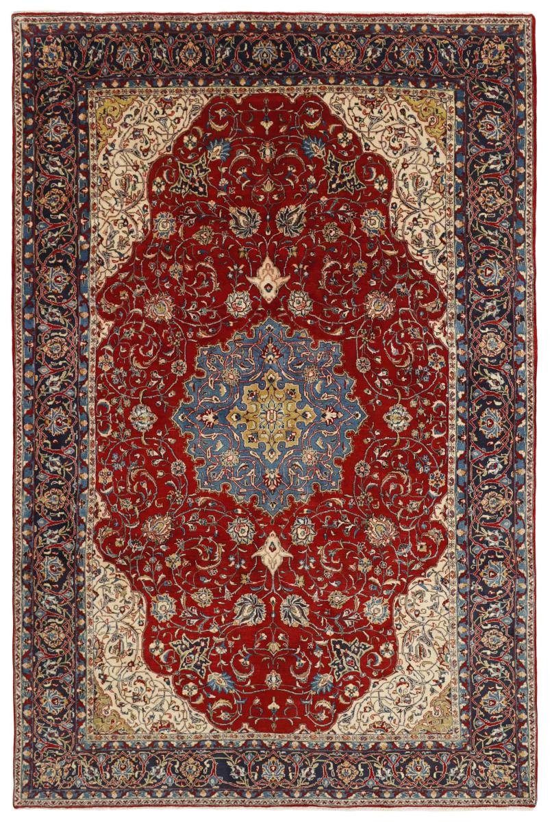 Orientteppich Mahal 218x335 Handgeknüpfter Orientteppich / Perserteppich, Nain Trading, rechteckig, Höhe: 12 mm | Kurzflor-Teppiche