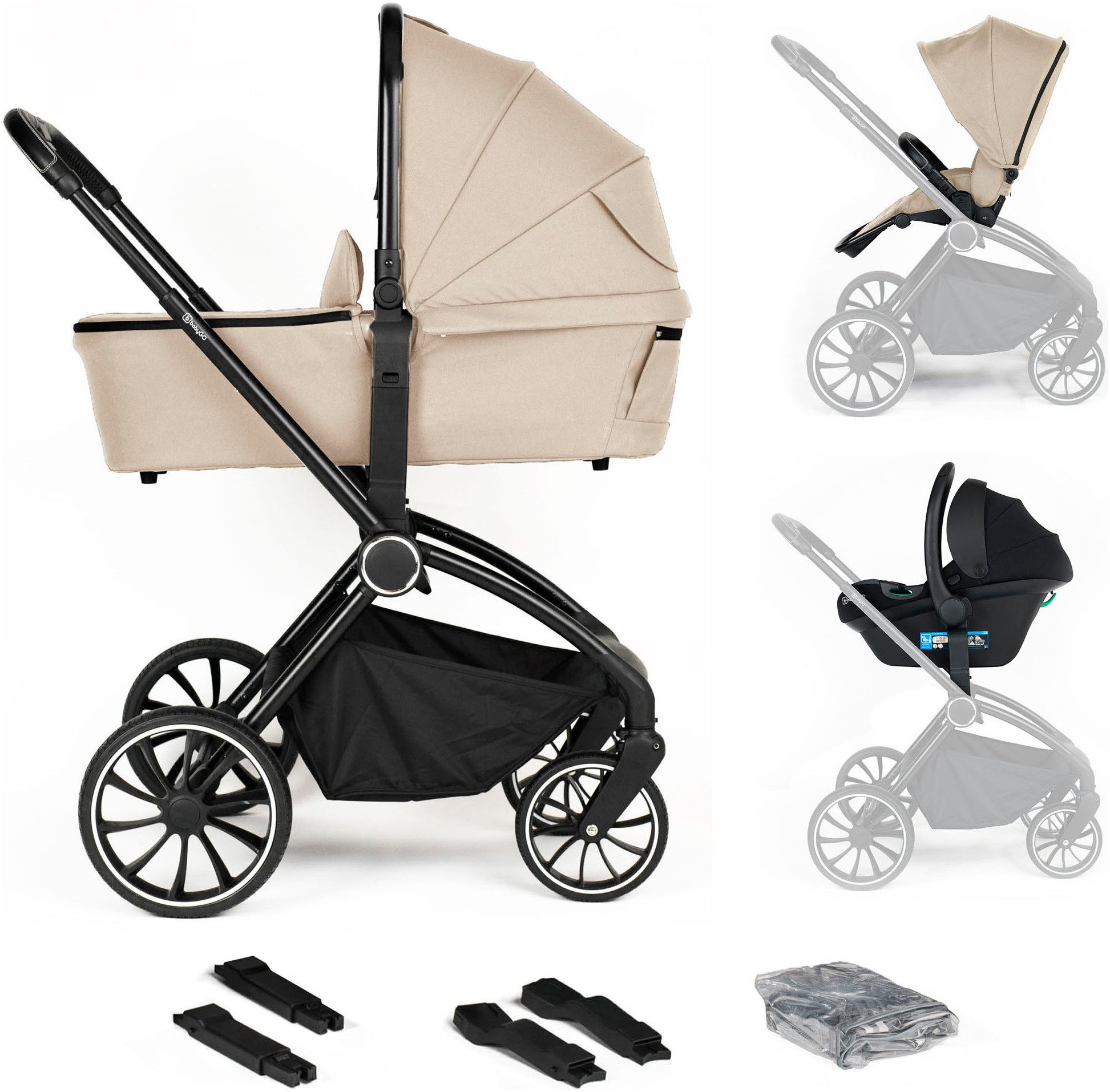 Kombi-Kinderwagen Harmony 3in1