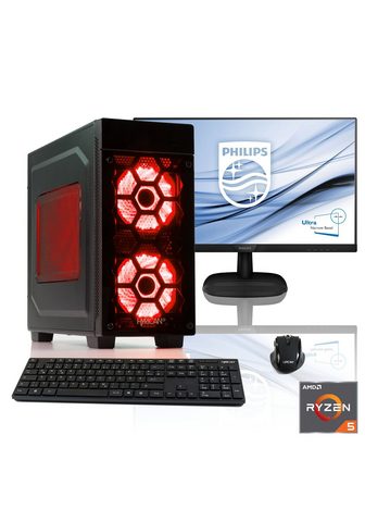 HYRICAN Игровой PC Ryzen 5 2400G Radeon Vega 1...